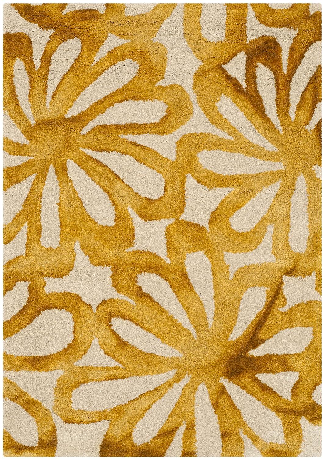 Dip Dye DDY527 Hand Tufted Accent Rug - Beige/Gold - 2'x3' - Safavieh.
