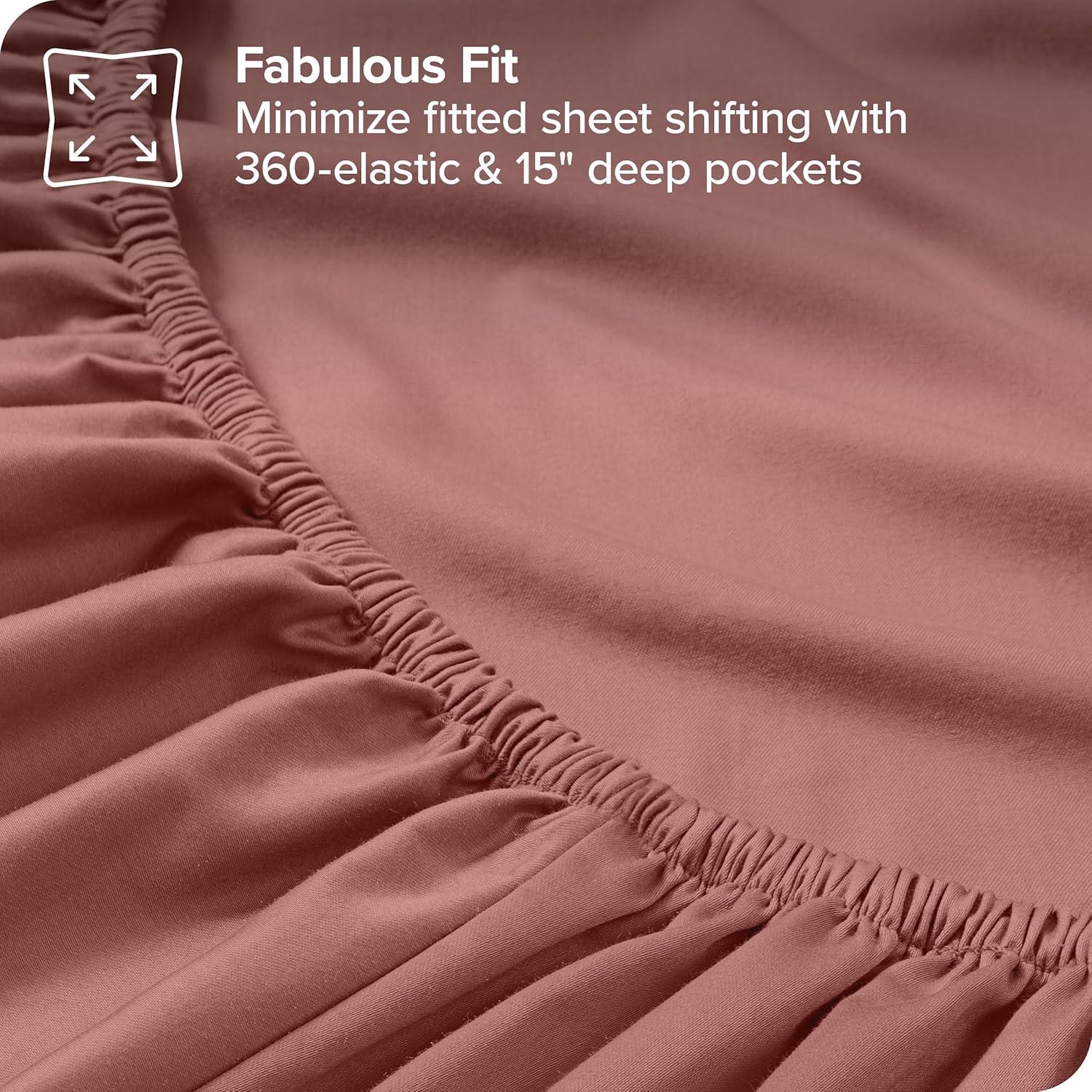 Bare Home 400 Thread Count Sateen Sheet Set
