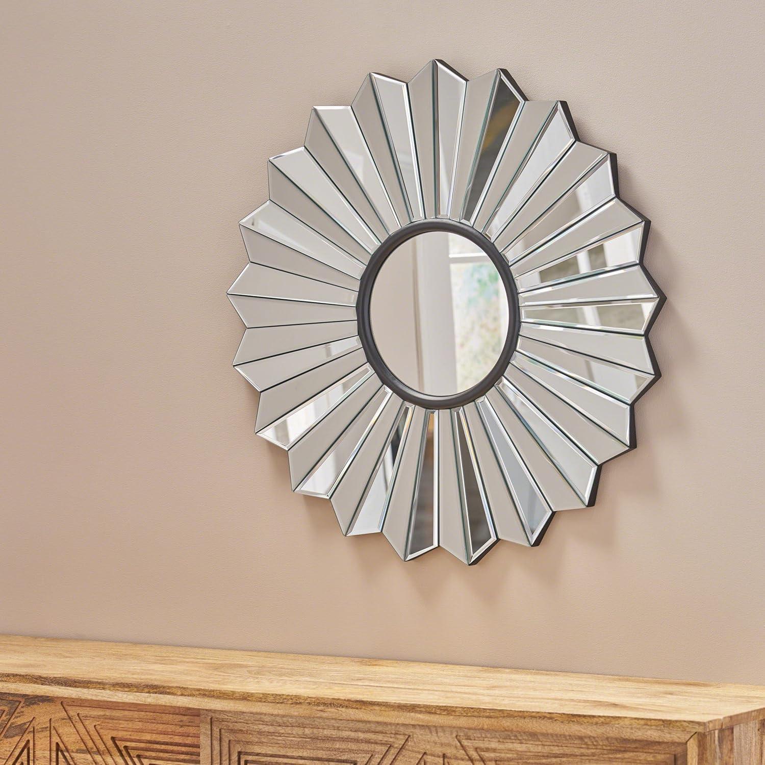 5-Star Flower Accent Mirror, Wall Mirror for Living Room Bedroom