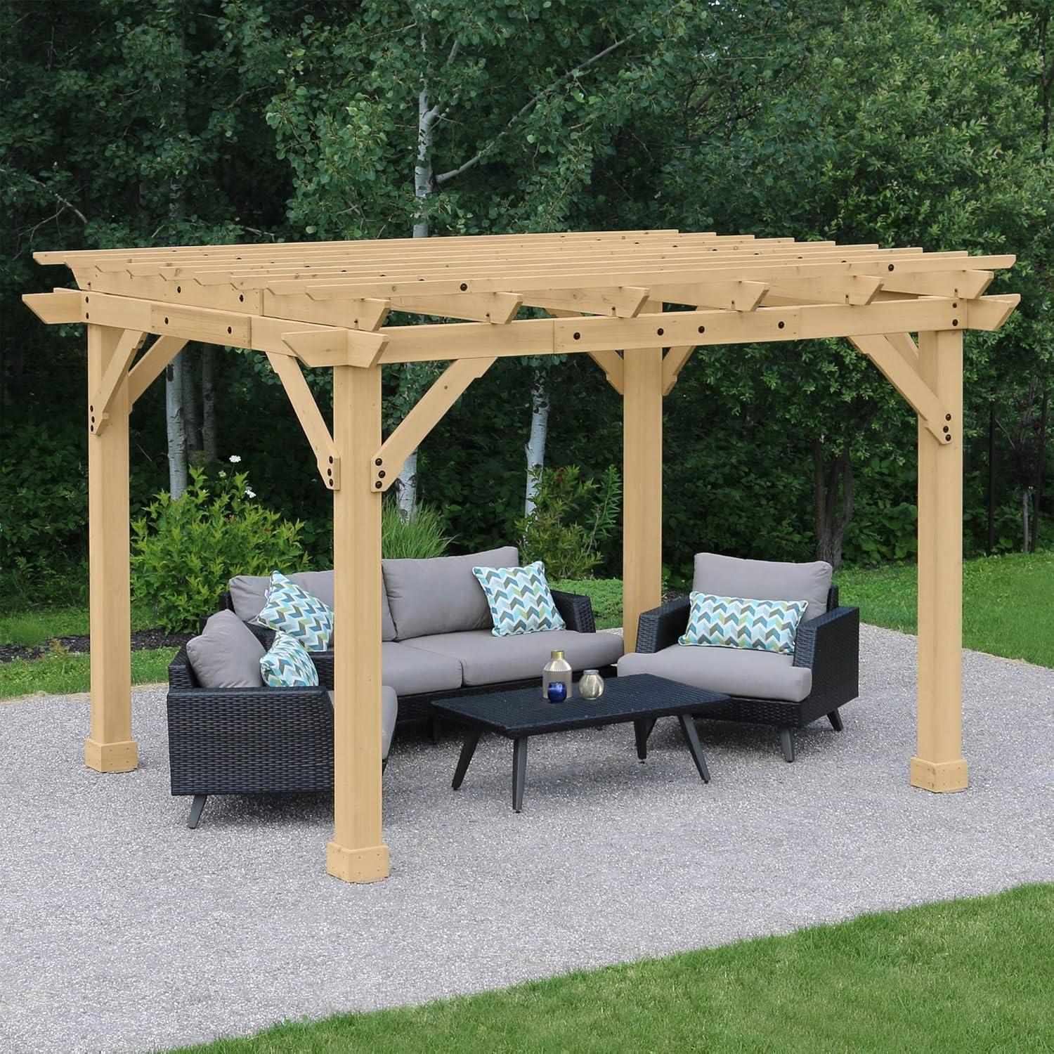 Yardistry 10' x 12' Meridian Cedar Pergola