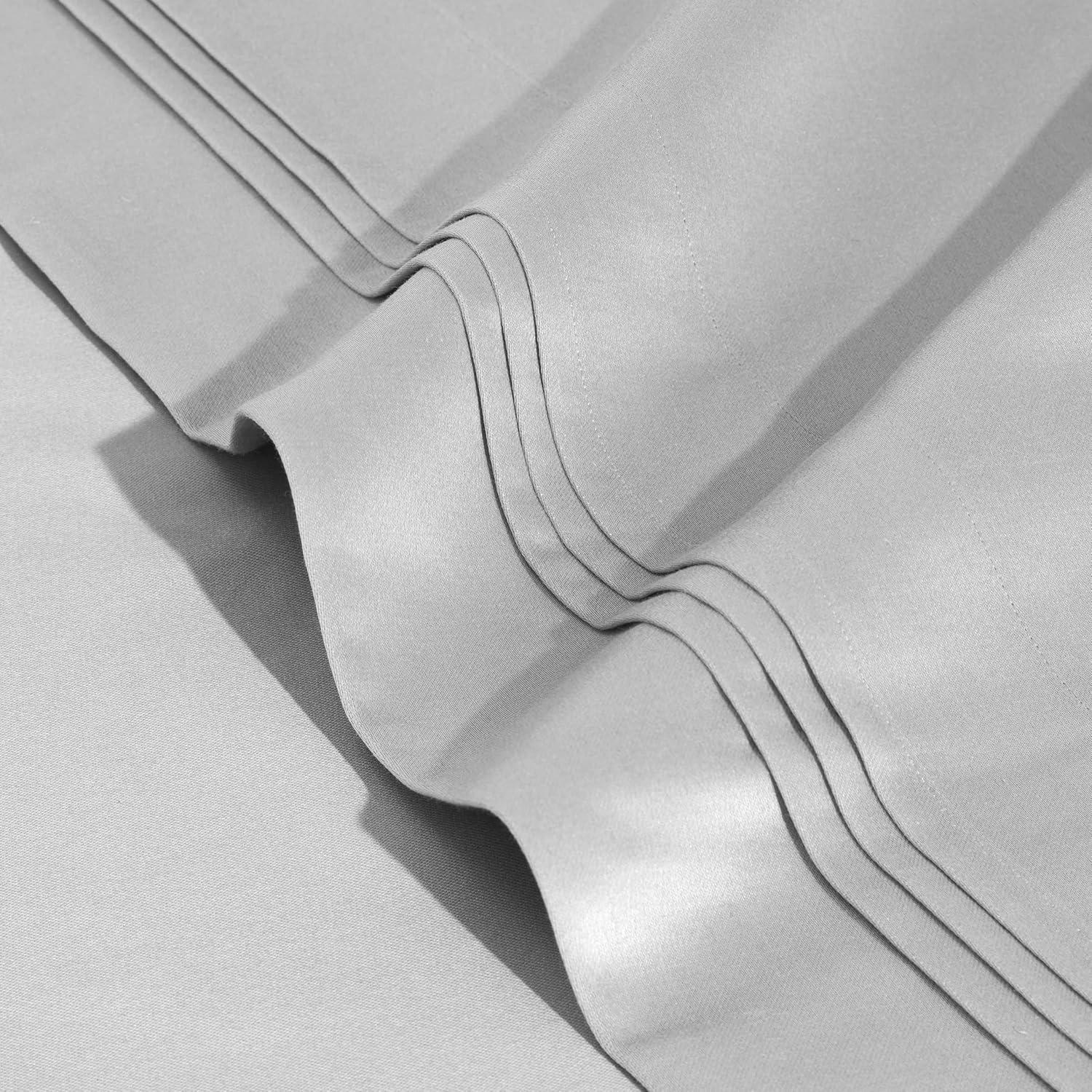 Superior Egyptian Cotton Deep Pocket Solid Luxury 1500 Thread Count Sheet Set