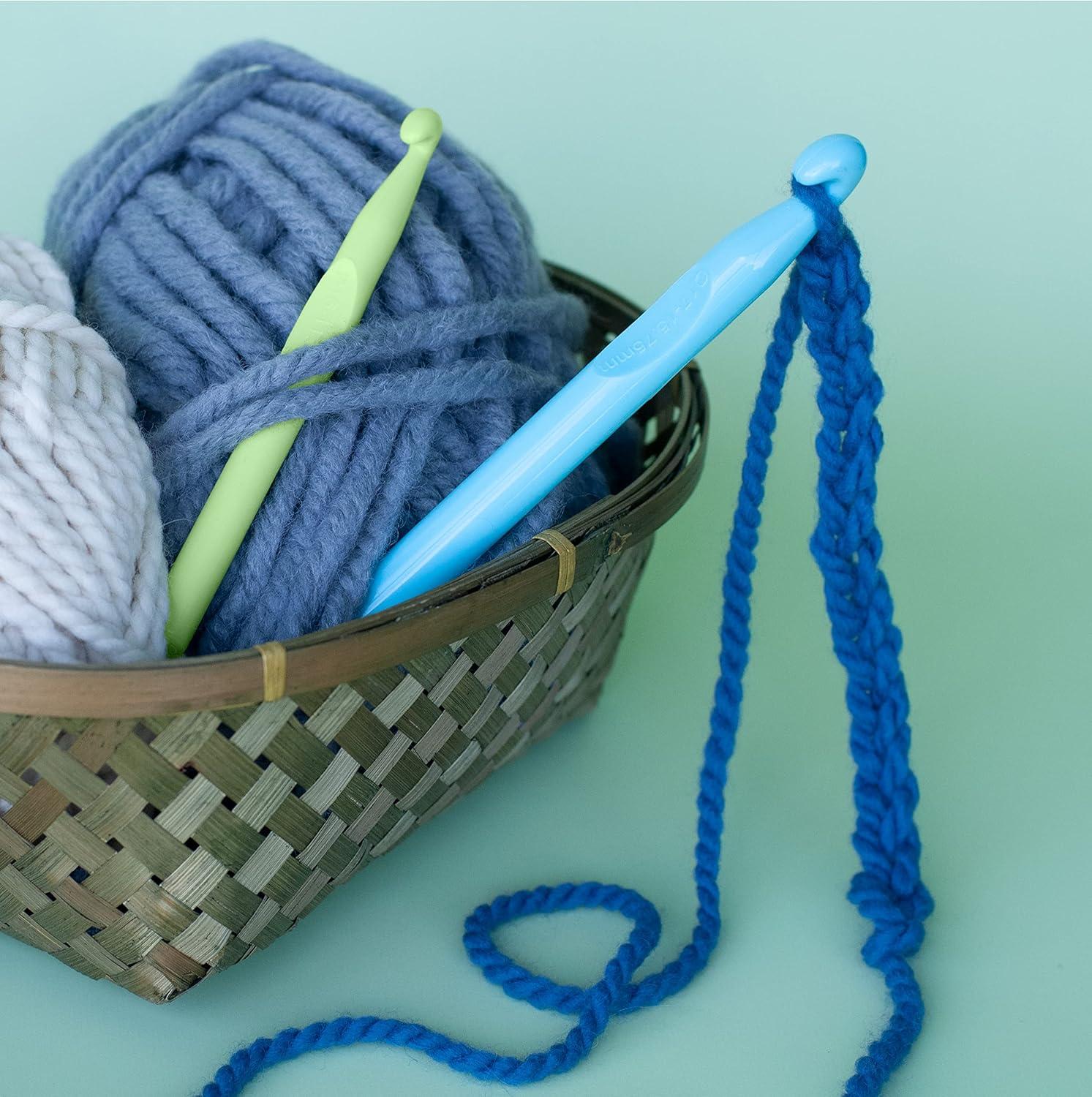 Boye 0.68" Plastic Crochet Hooks, Assorted (2 Pieces)