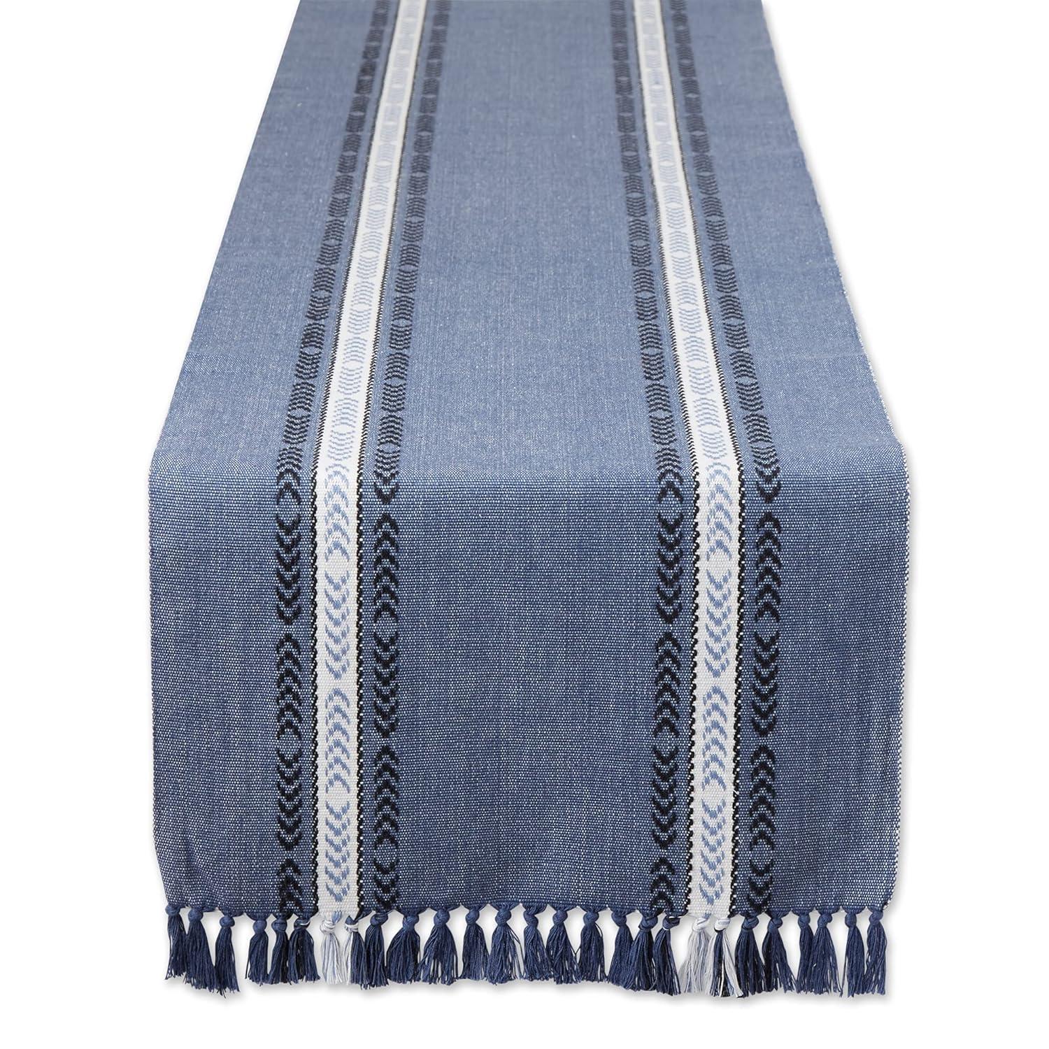 Union Rustic Aleahya Striped 100% Cotton Table Runner