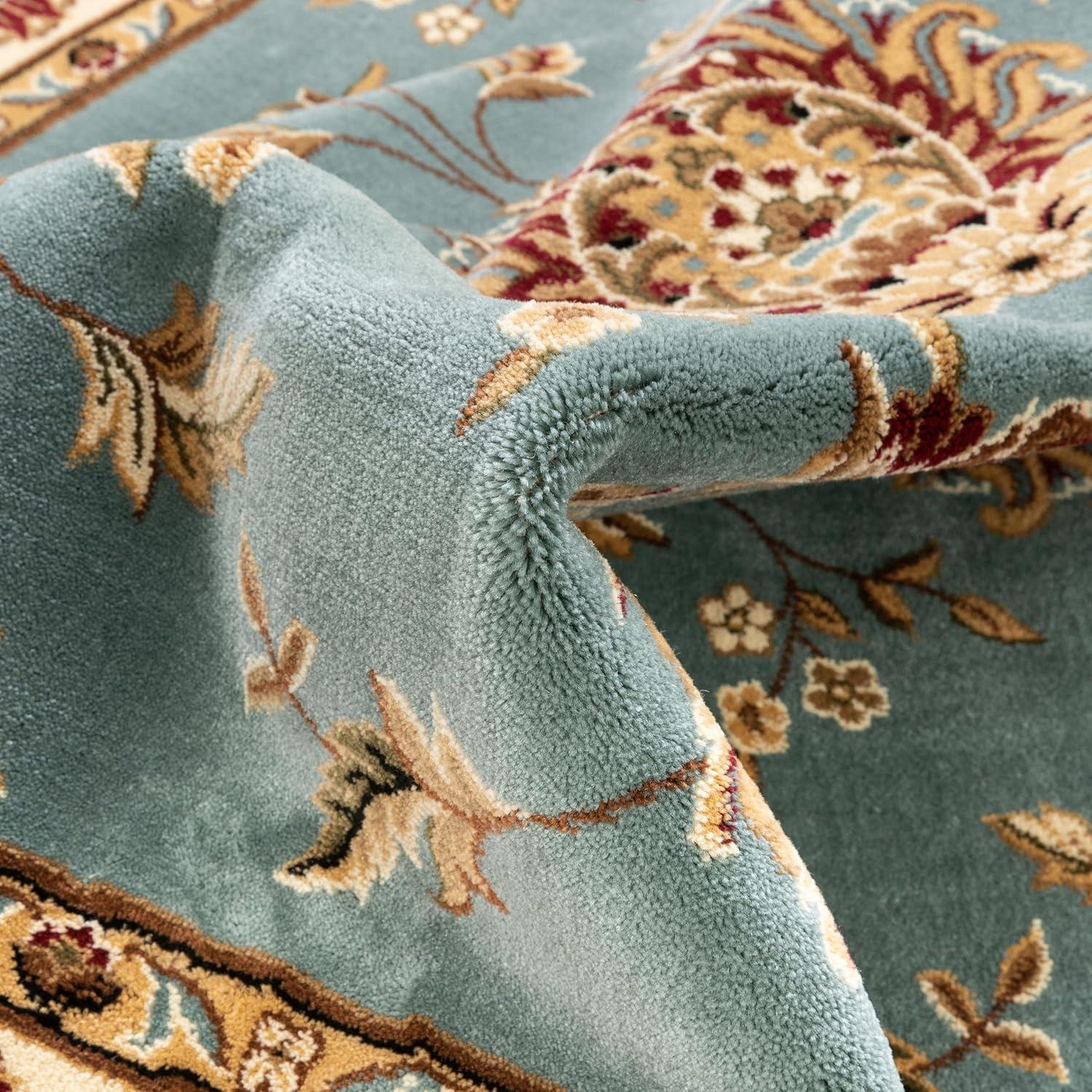 Well Woven Timeless Abbasi Oriental Persian Green 5'3" x 7'3" Area Rug