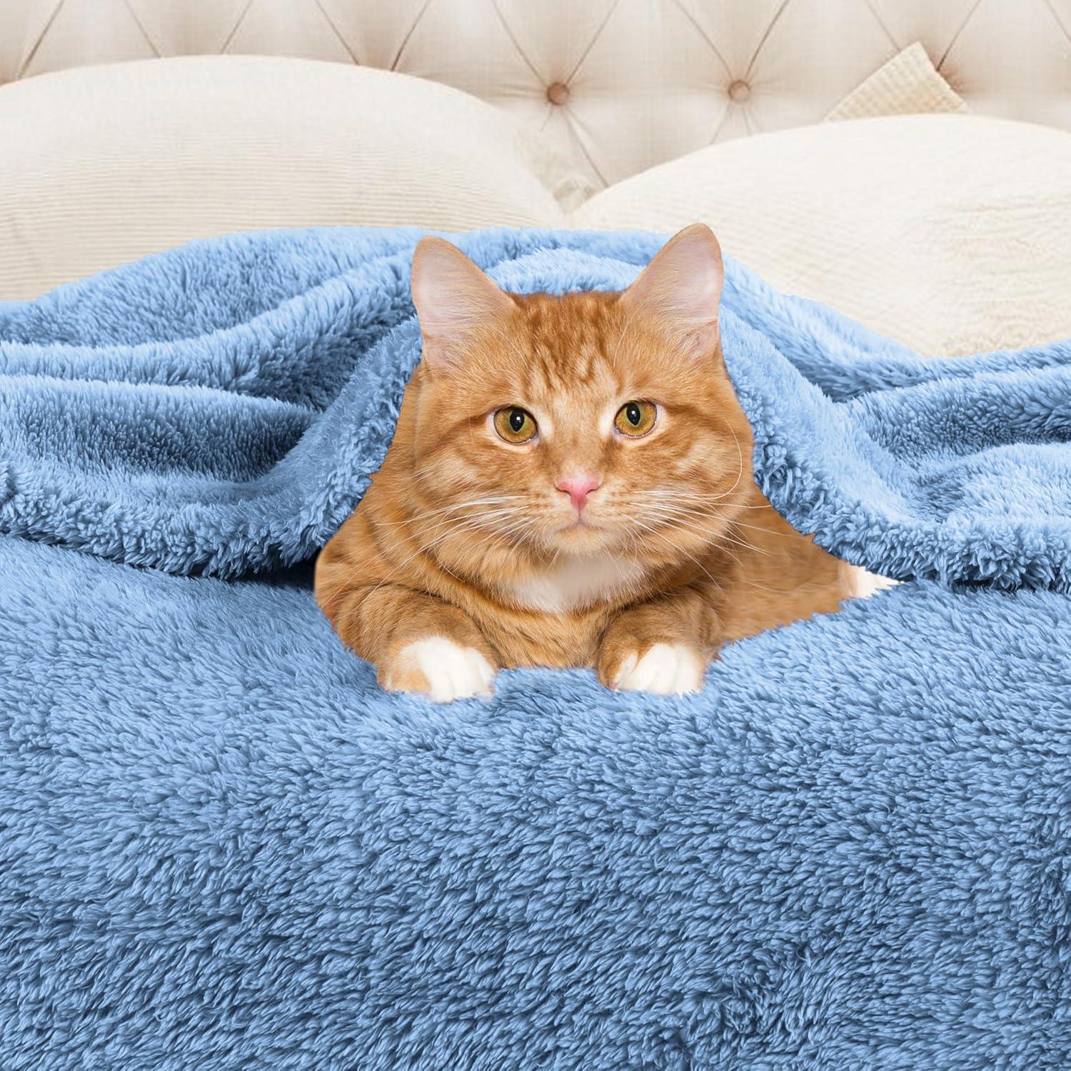 Superior Solid Polyester Reversible All-Season Fleece Throws Blanket