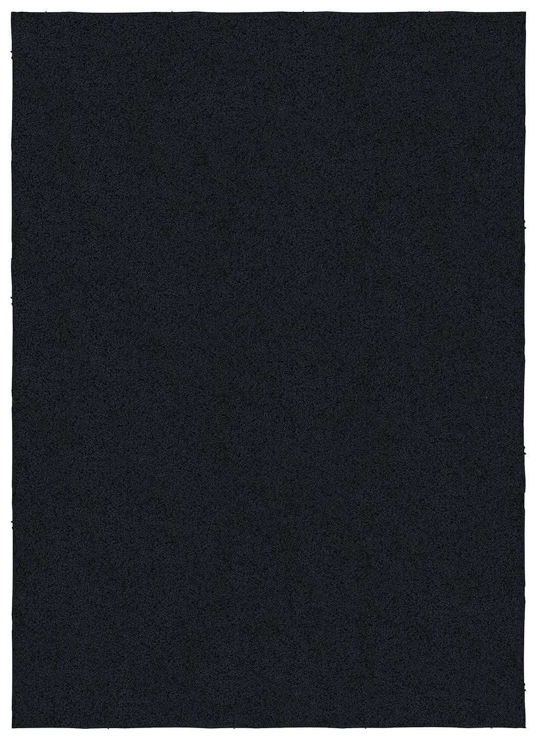 Garland Rug Skyline Shag Navy Indoor Area Rug, 5' x 7'