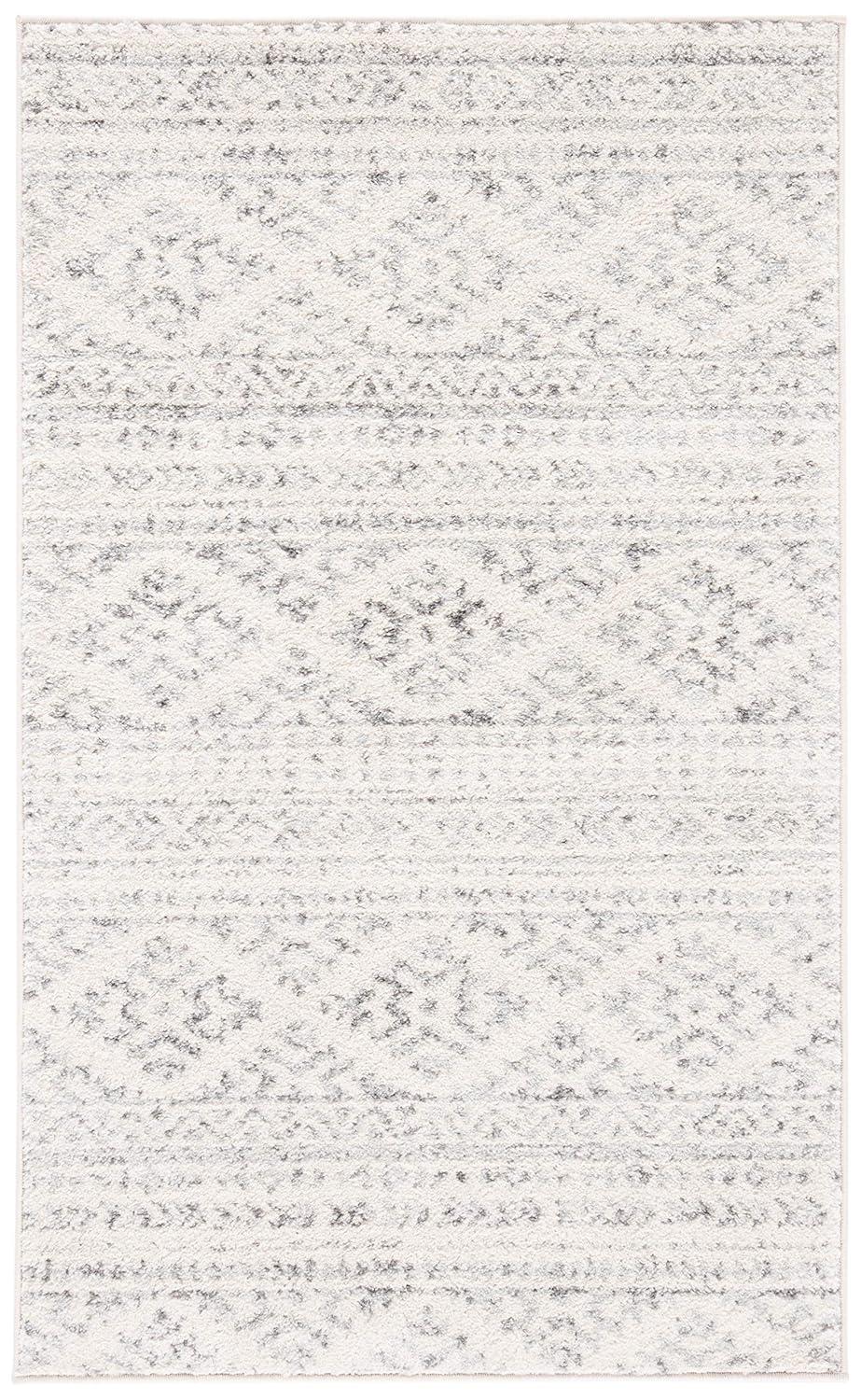 Tulum TUL272 Power Loomed Indoor Accent Rug - Ivory/Grey - 3'x5' - Safavieh