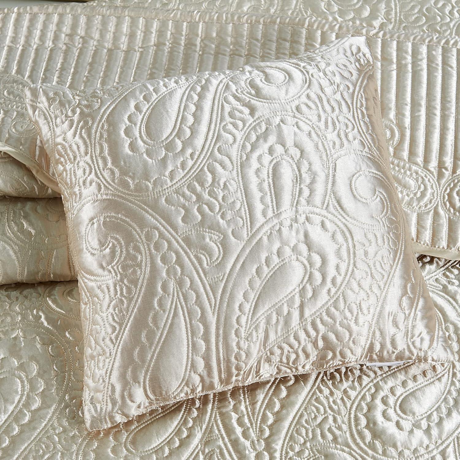 Serenta 4 Piece Quilted Satin Set