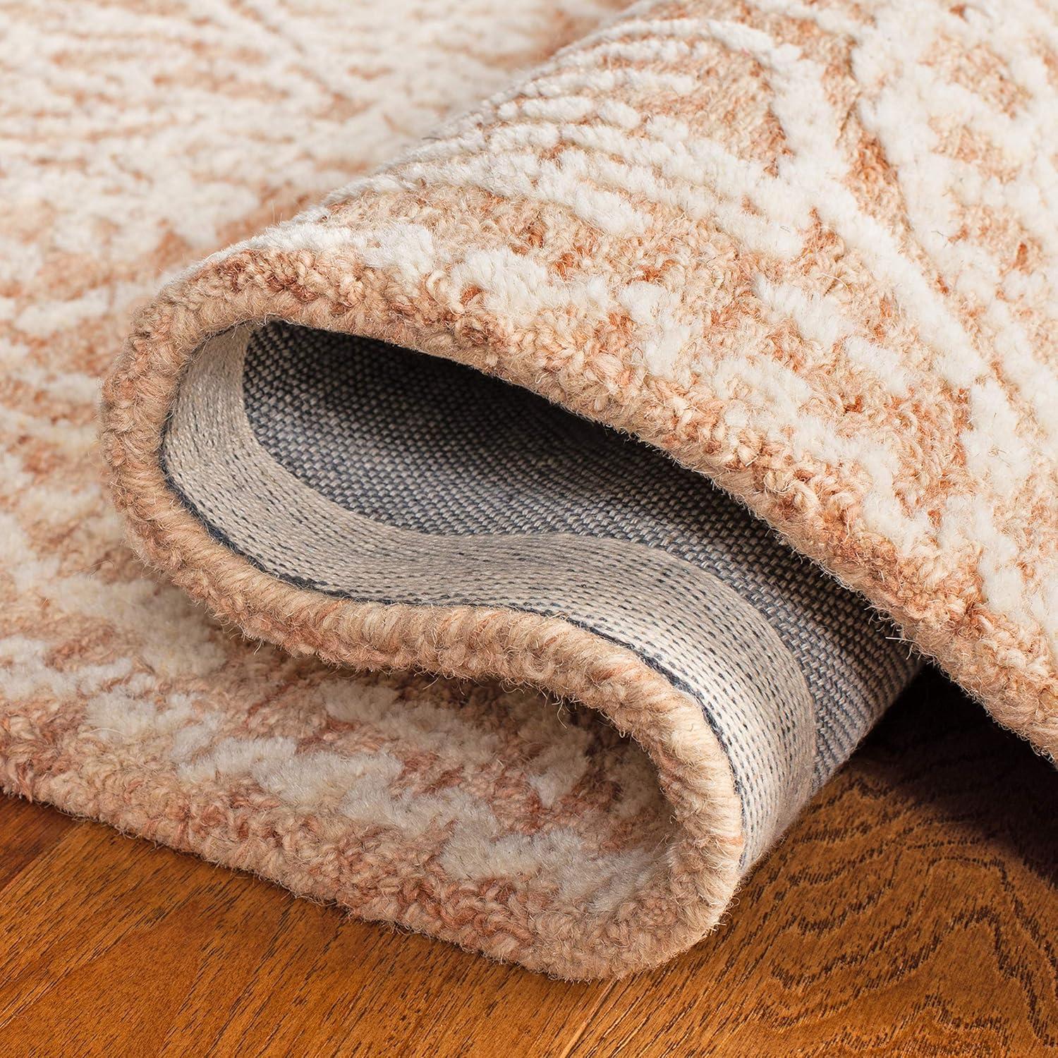 Capri CPR613 Hand Tufted Area Rug - Rust/Ivory - 6'x9' - Safavieh.