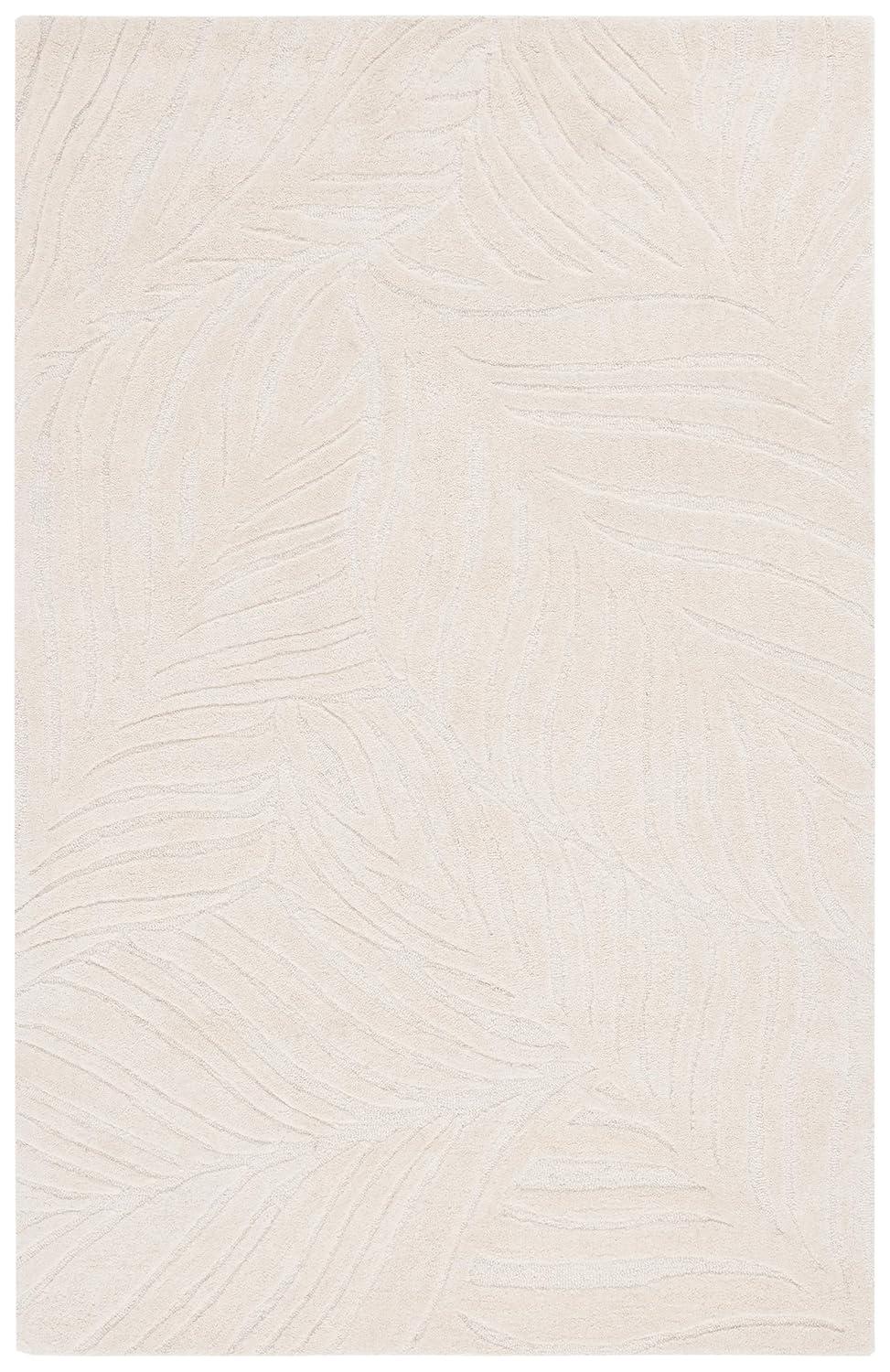 Ebony EBN805 Hand Tufted Accent Rug - Ivory - 3'x5' - Safavieh.