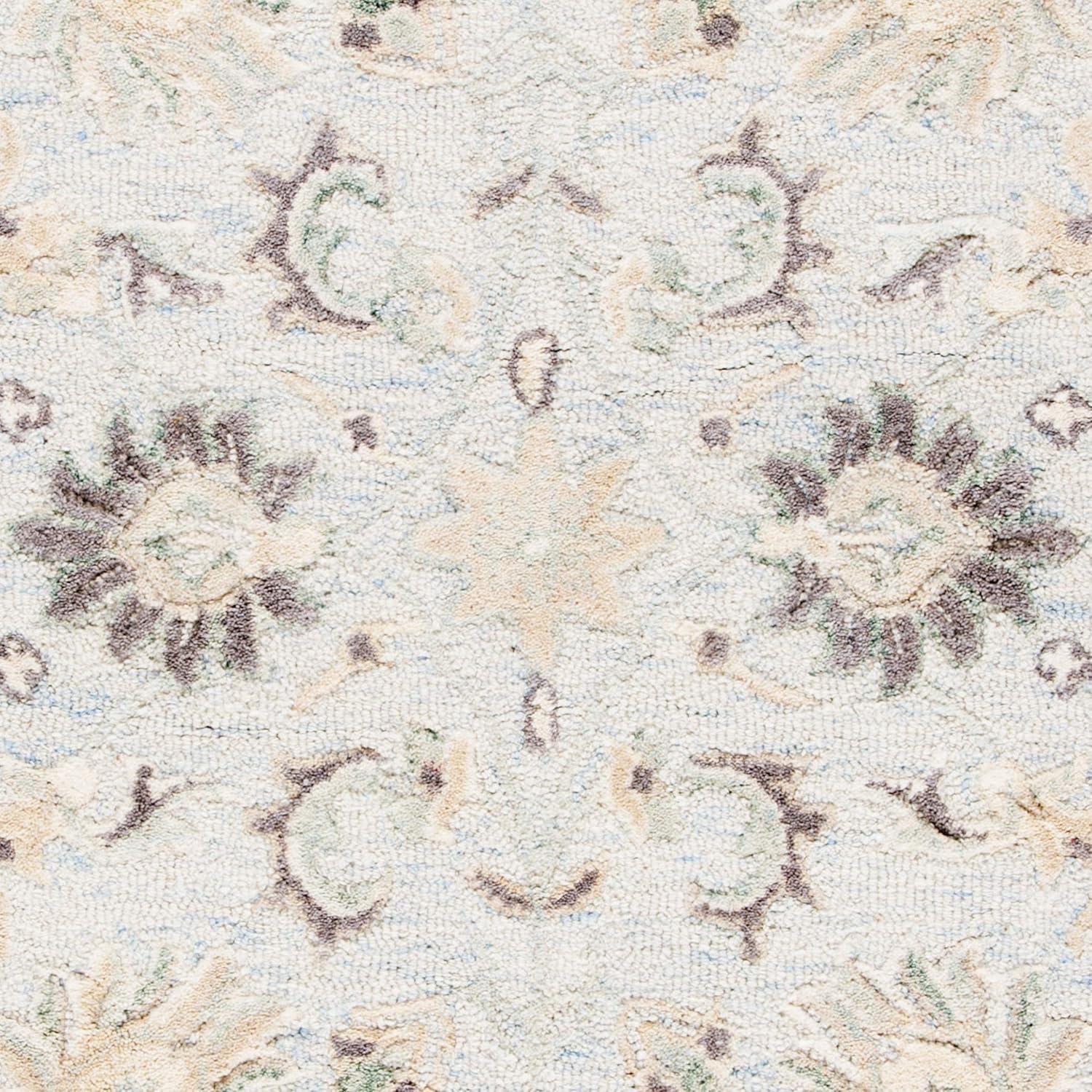 Glamour GLM624 Hand Tufted Indoor Runner - Light Blue/Ivory - 2'3"x8' - Safavieh