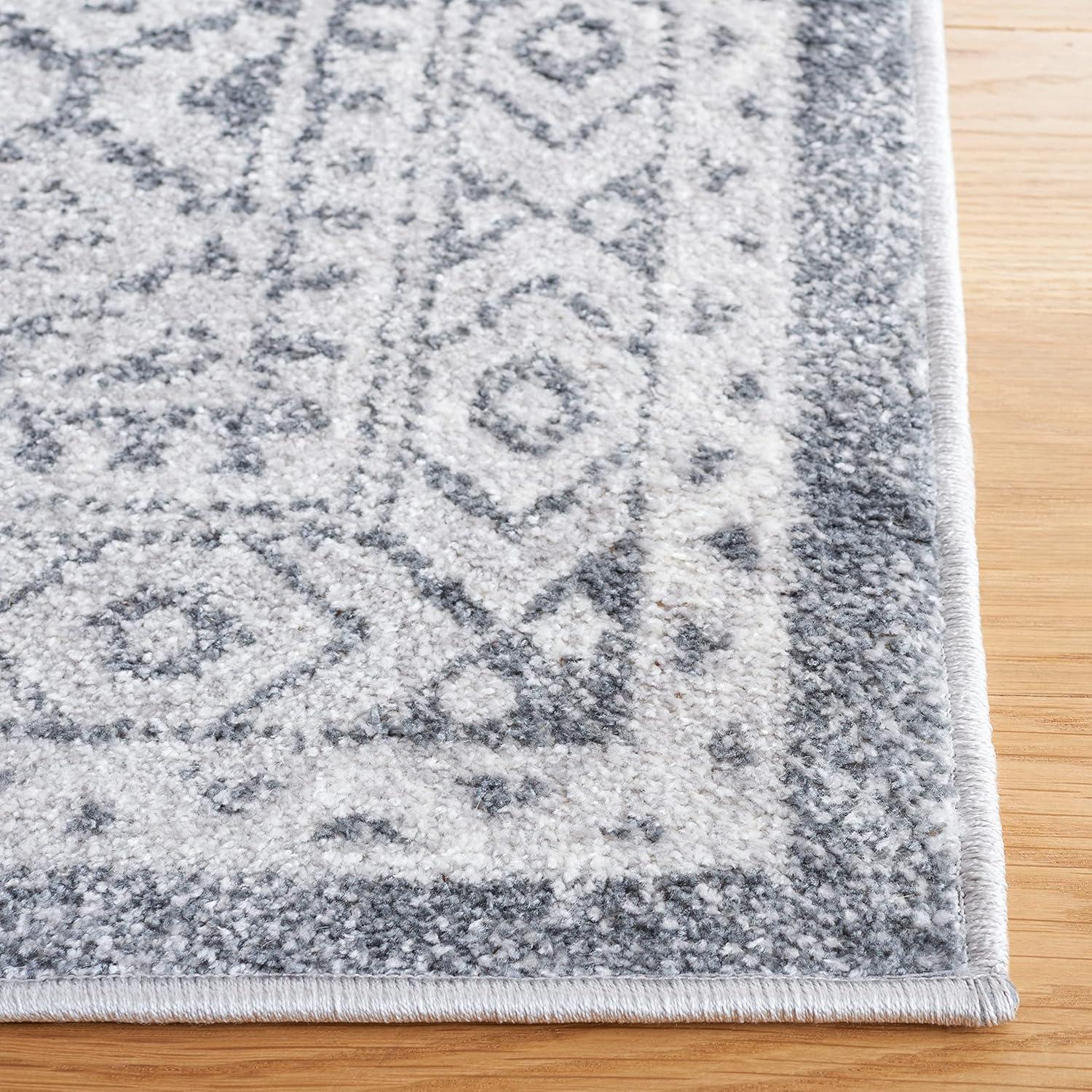 Toscana TOS658 Power Loomed Area Rug - Grey/Ivory - 8'x10' - Safavieh.