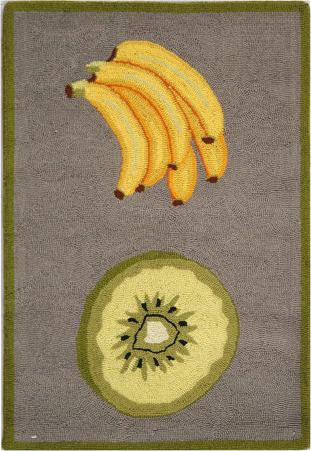 Chelsea HK265 Hand Hooked Accent Rug - Stone - 1'8"x2'6" - Safavieh.