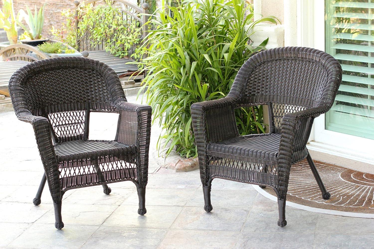 Maykoosh Victorian Elegance Chair With Black Cushion - Set Of 2