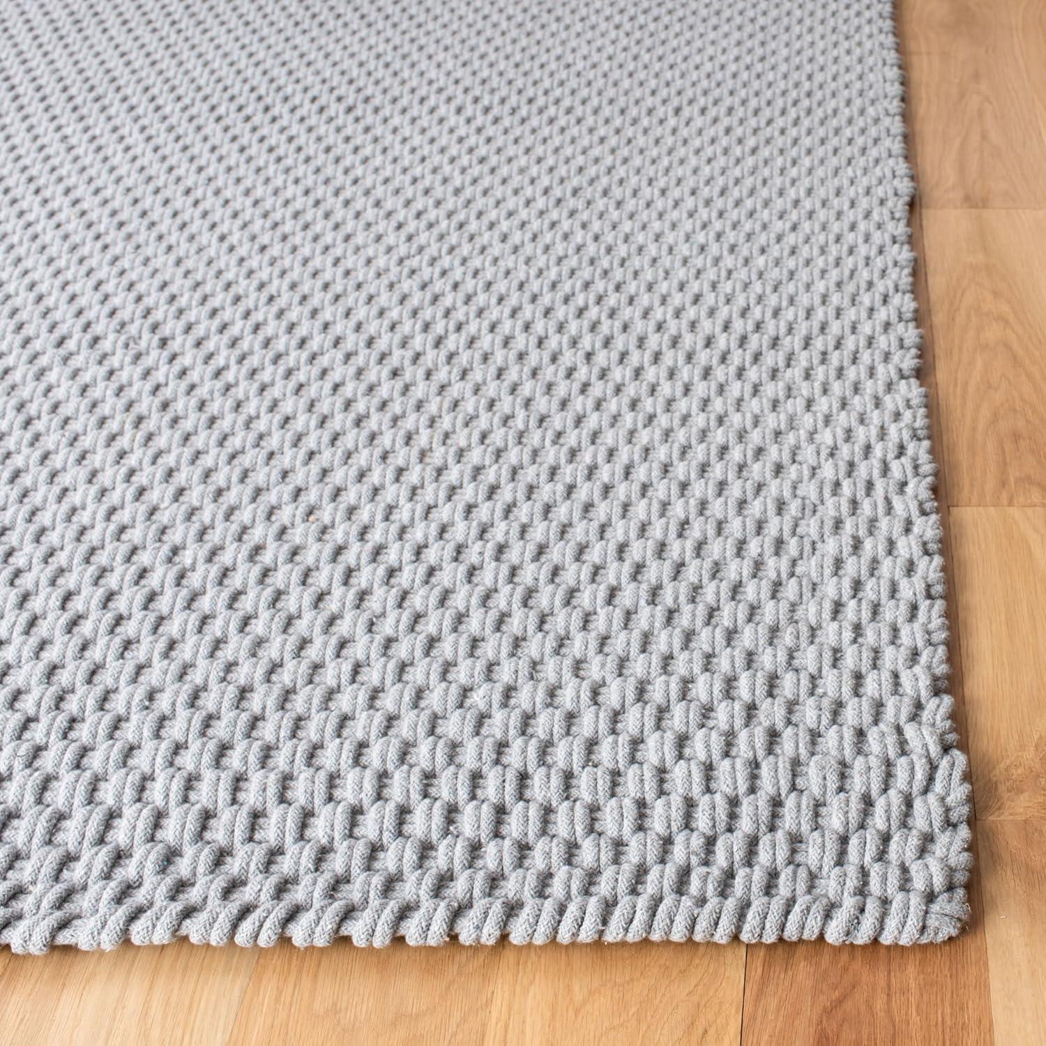 Salem SLM103 Hand Woven Area Rug - Grey - 5'x8' - Safavieh.