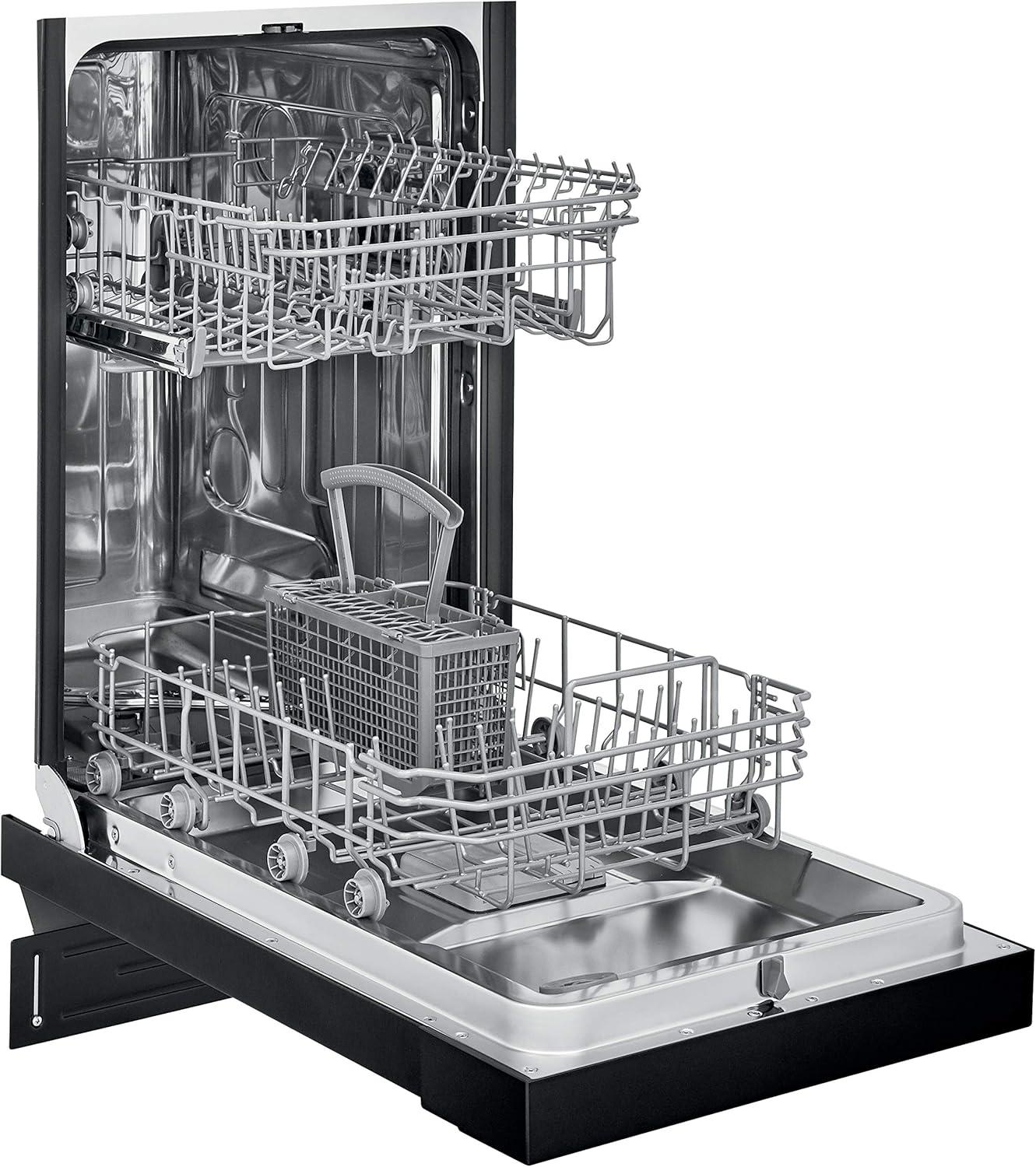 Frigidaire Series 18" 52 dBA Built-in Full Console Dishwasher with Cycle Status Indicators