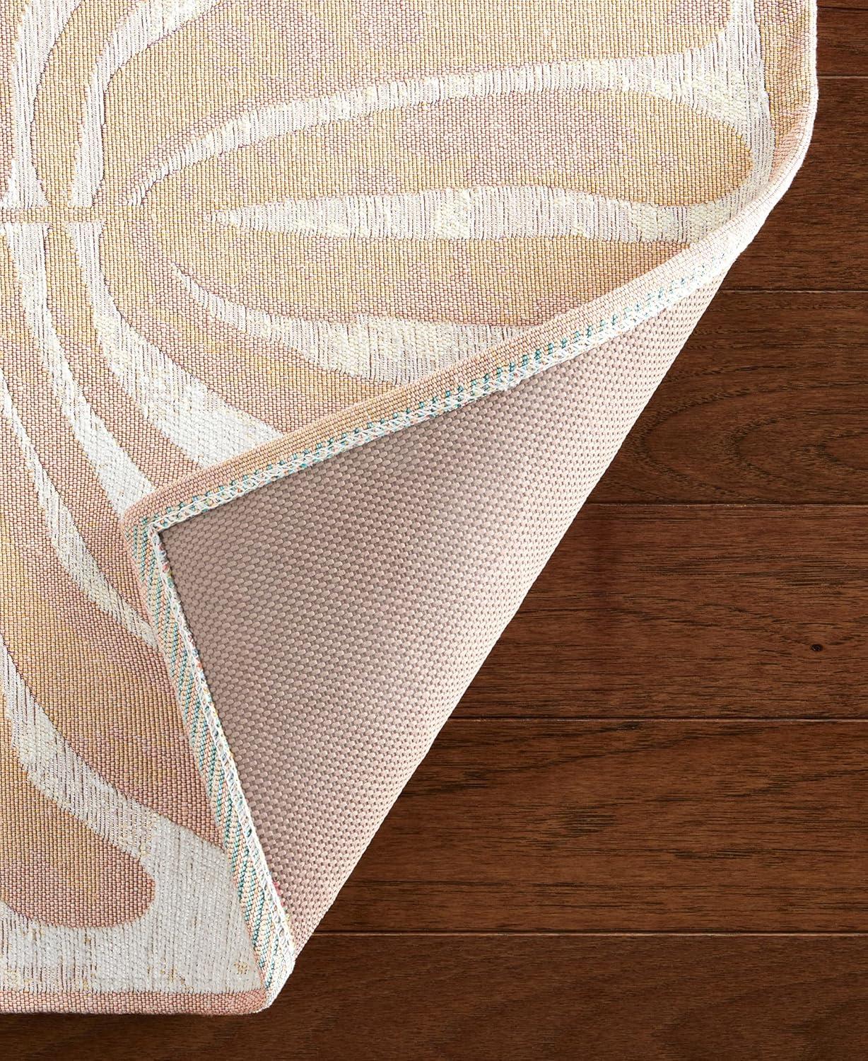 Town & Country Living TOWN & COUNTRY Luxe Livie Matisse Cutout Everwash Non-Slip Backing Washable Multi-Use Kitchen Mat