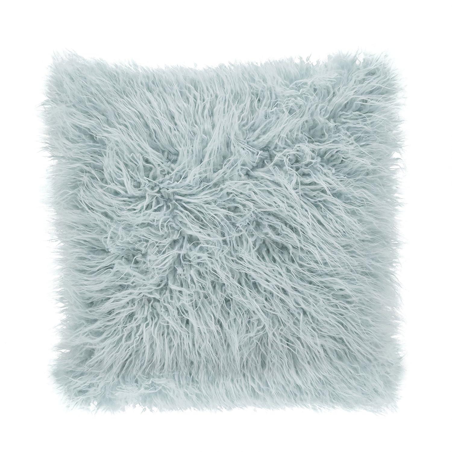 Faux Mongolian Collection Throw Pillow