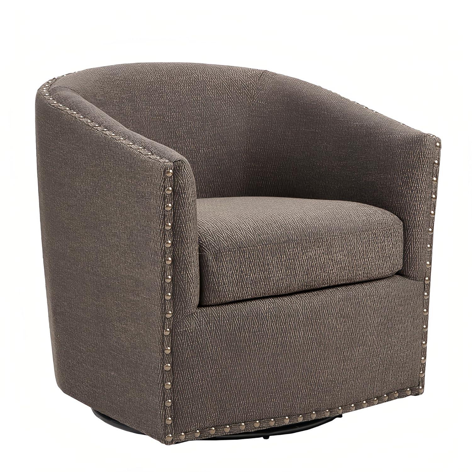 George Oliver Swivel Chair, Barrel Chair, Accent Chair, Living Room Single Chair