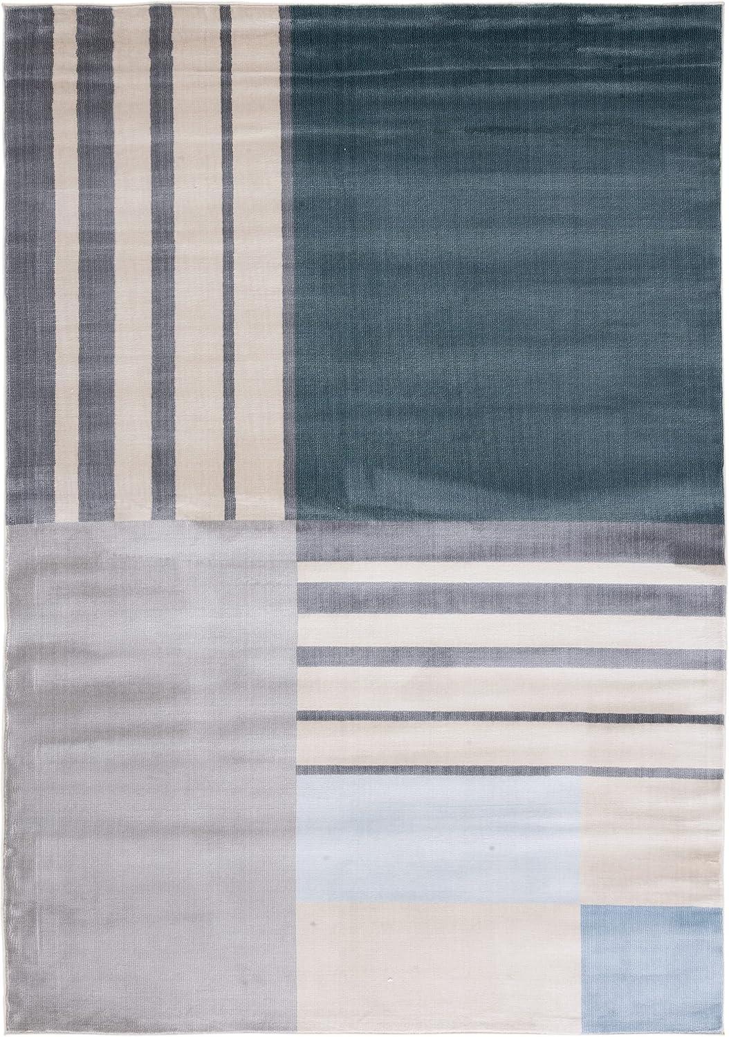 Orwell ORW397 Power Loomed Indoor Accent Rug - 3'x5' - Charcoal/Beige - Safavieh