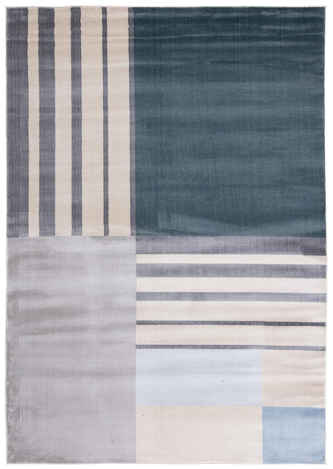 Orwell ORW397 Power Loomed Indoor Accent Rug - 3'x5' - Charcoal/Beige - Safavieh