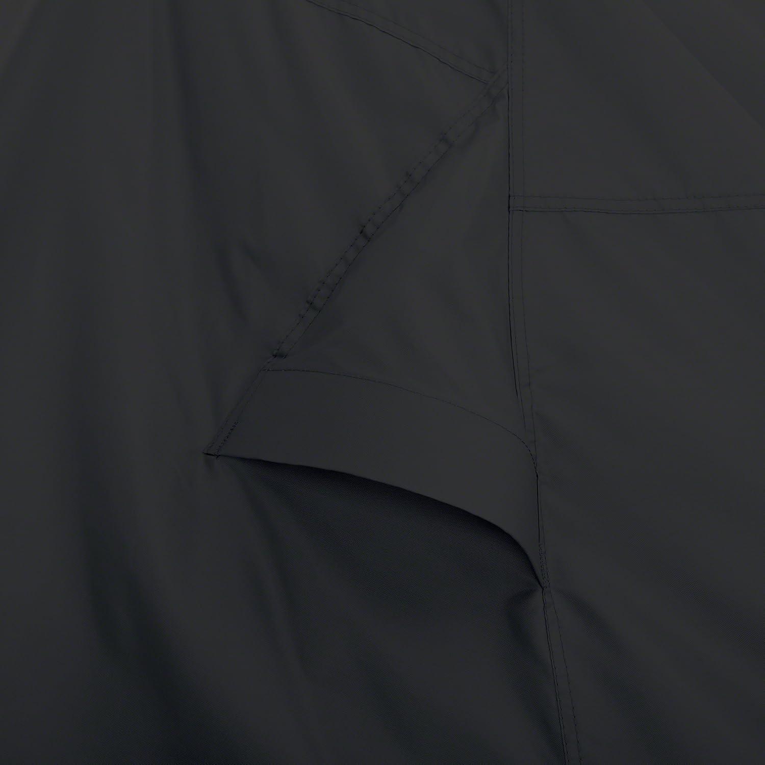 Fairway Short Roof Golf Car Quick-Fit Cover Black