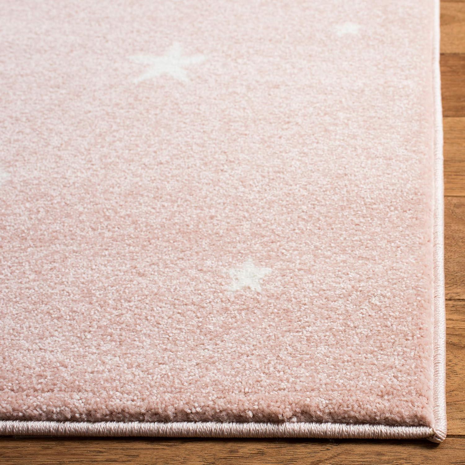 Carousel Kids CRK191 Power Loomed Runner Rug - Pink/Ivory - 2'3"x6' - Safavieh.