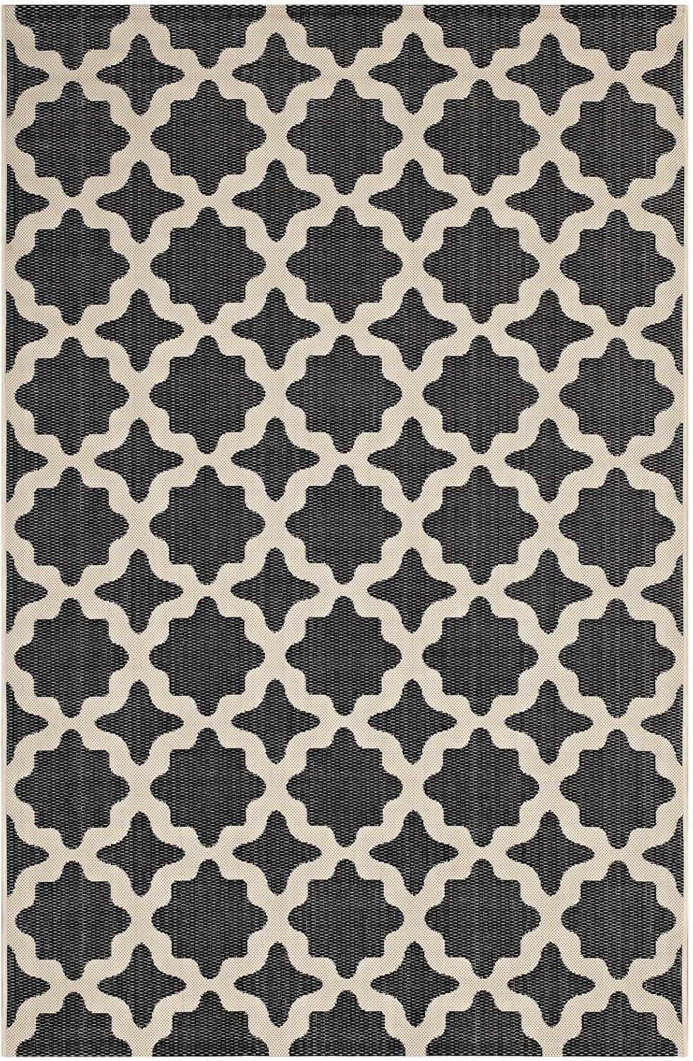 Modway Cerelia Moroccan Trellis Indoor and Outdoor Area Rug