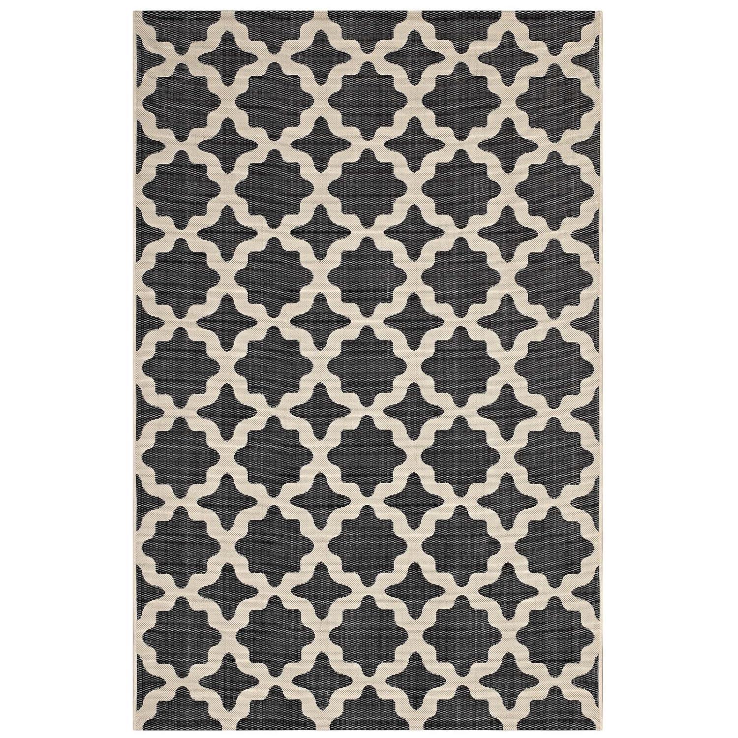 Modway Cerelia Moroccan Trellis Indoor and Outdoor Area Rug