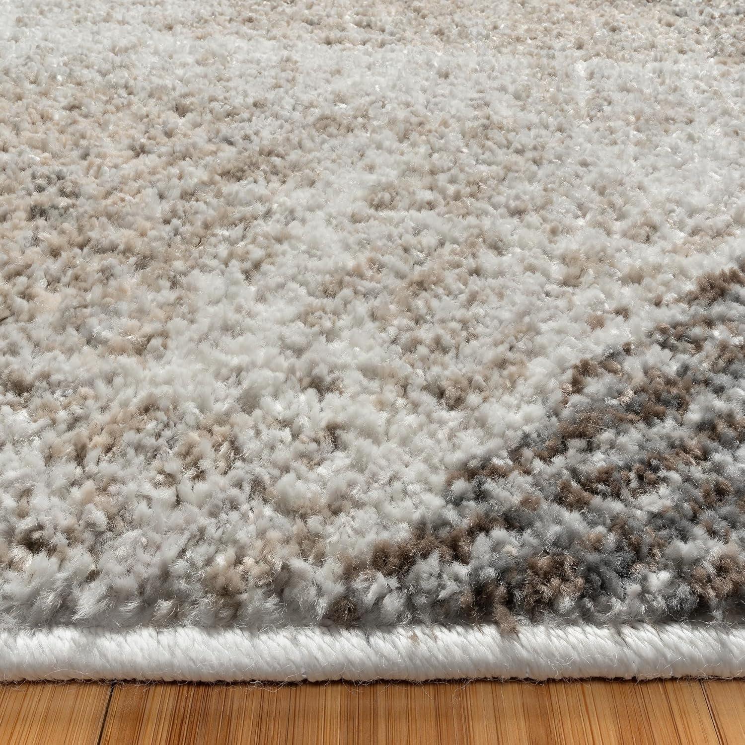 Gertmenian Gertmenian Alor Bisa Modern Abstract Gray/Ivory/Tan Polypropylene Indoor Area Rug
