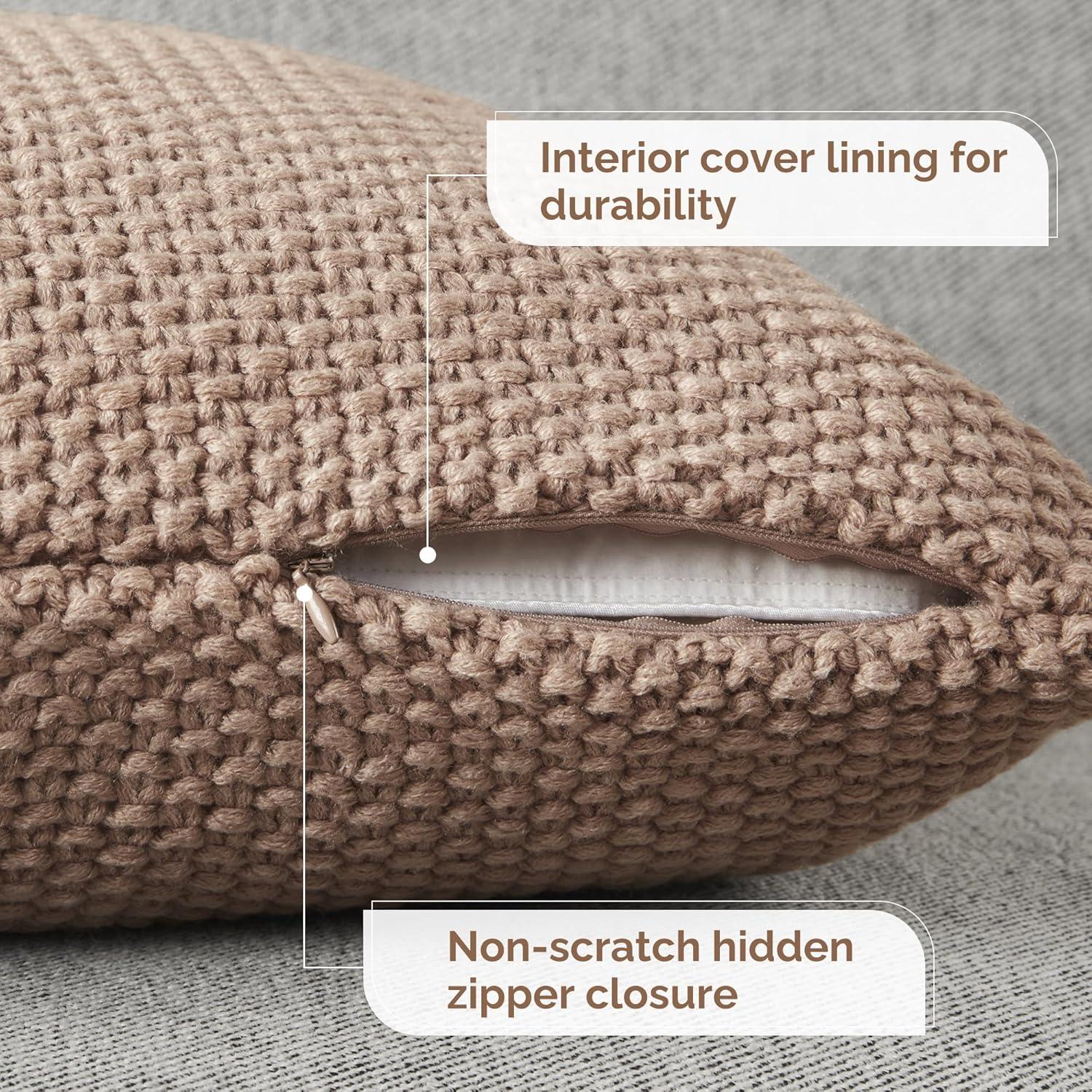 INK+IVY Tino Knit Square Euro Pillow Sham