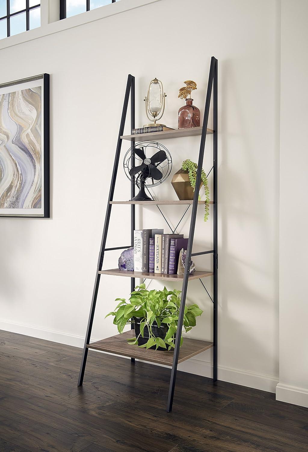 ClosetMaid Industrial 4-Tier Ladder Bookcase