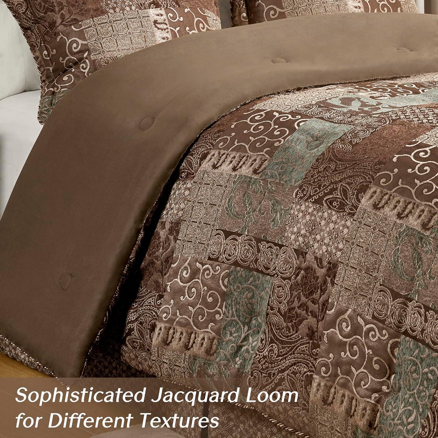 Croscill Croscill Galleria 4 Piece Chenille Jacquard Comforter Set