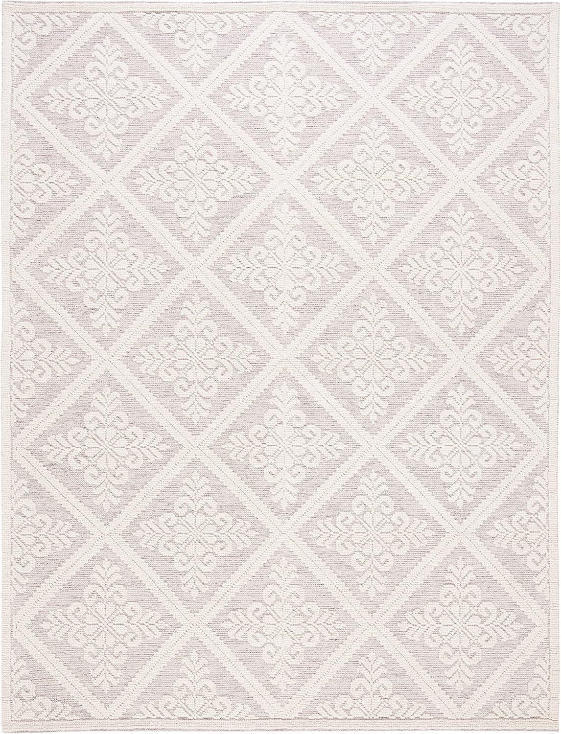 Vermont VRM306 Hand Woven Area Rug - Ivory/Red - 6'x9' - Safavieh.