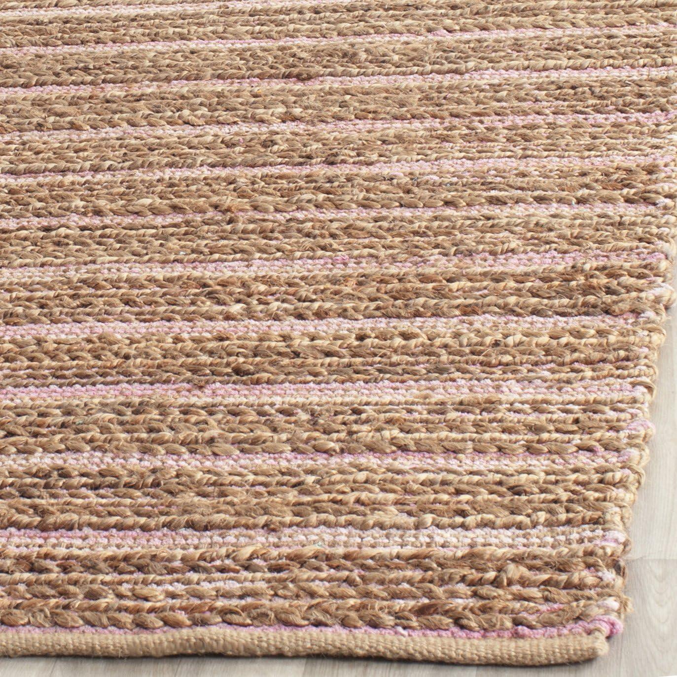 Cape Cod CAP851 Woven Indoor Area Rug - Light Pink - 5'x8' - Safavieh