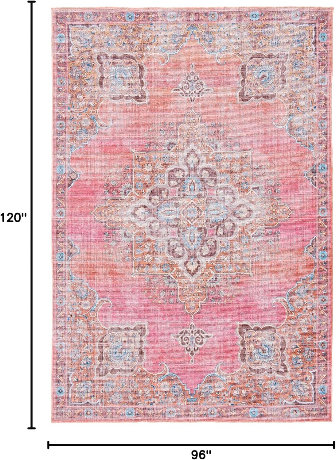 SAFAVIEH Serapi Collection SEP580U Pink / Beige Rug