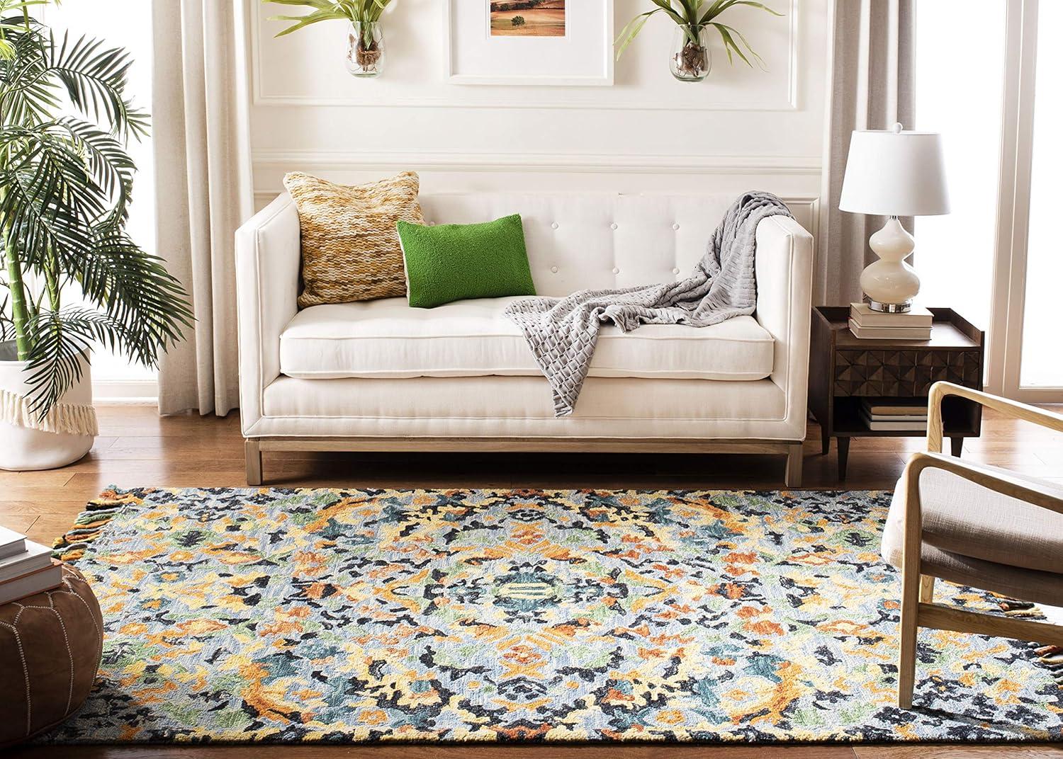 Safavieh Hand Tufted Wool;Cotton Abstract Indoor Rug