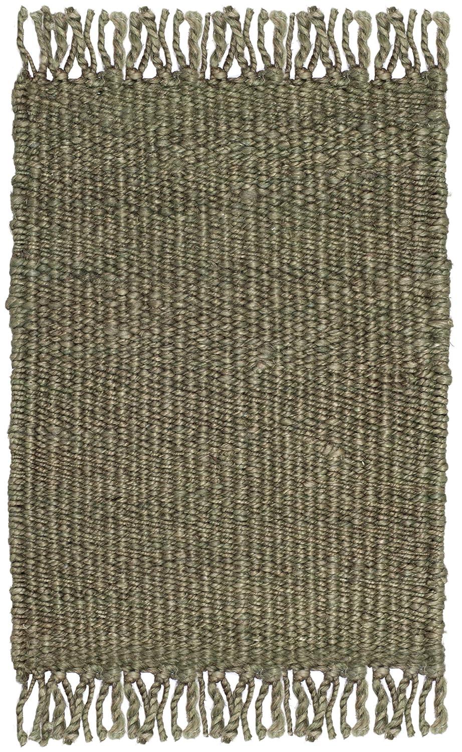 Natural Fiber NF368 Hand Woven Accent Rug - Green - 2'6"x4' - Safavieh.