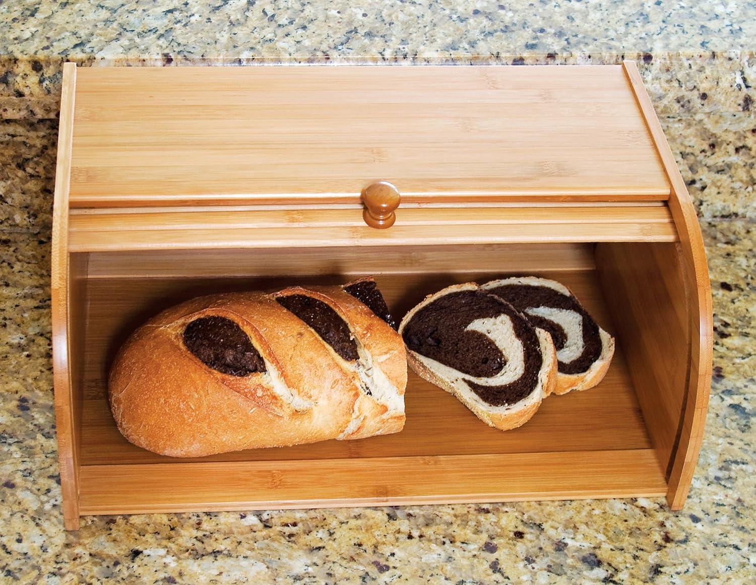 Lipper Bamboo Rolltop Bread Box