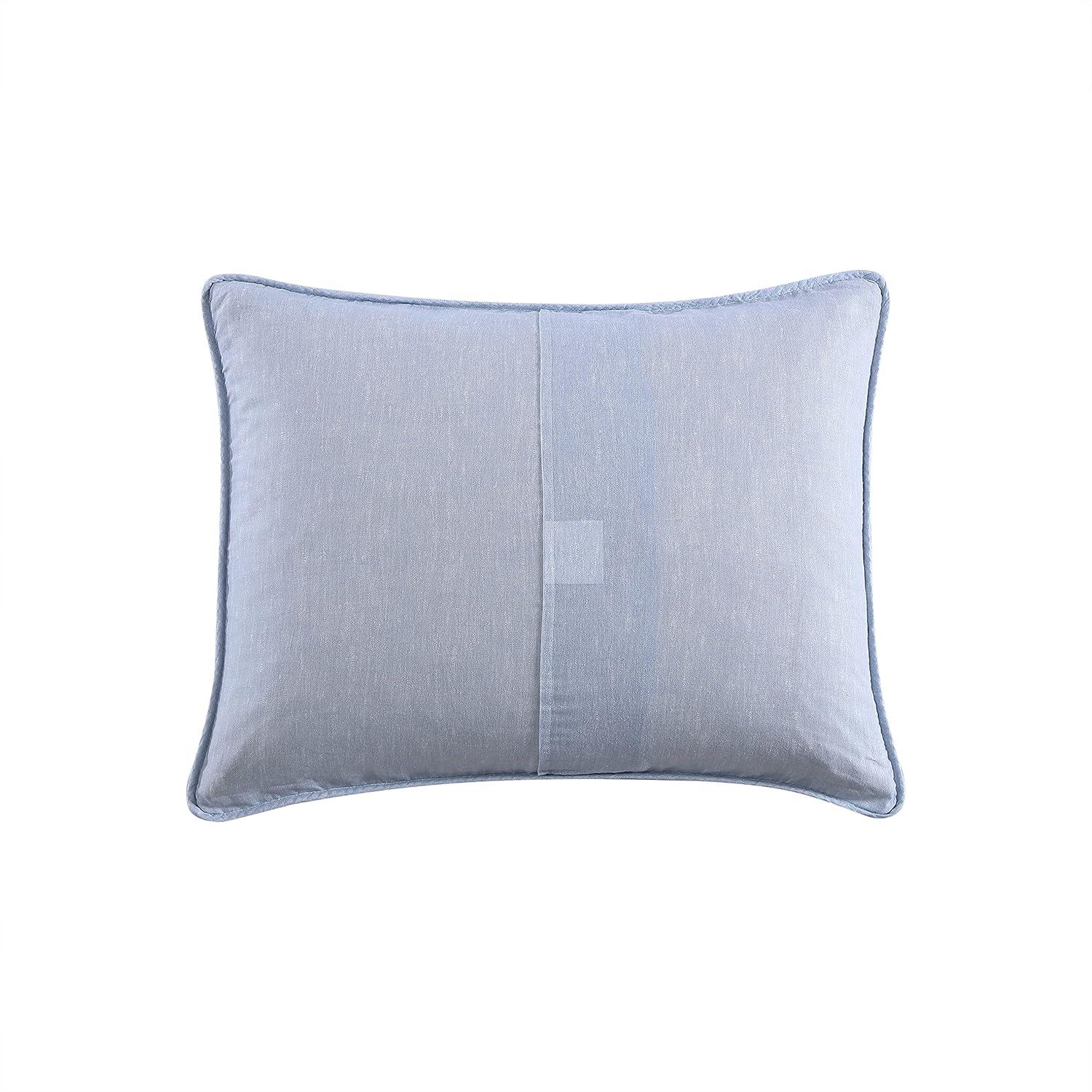 Twin Ocean Isle Quilt & Sham Set Blue - Tommy Bahama: Geometric Pattern, Midweight Fabric, OEKO-TEX Certified