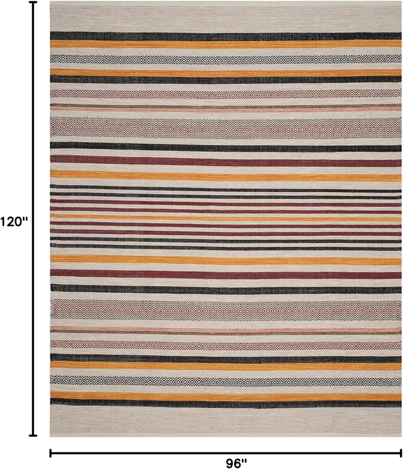 Montauk MTK211 Hand Woven Indoor Area Rug - Red/Multi - 8'x10' - Safavieh.