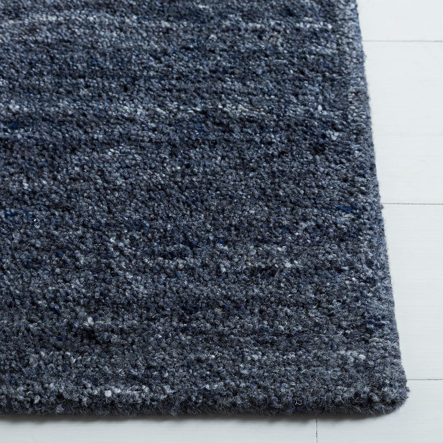 Himalaya HIM413 Handmade Area Rug - 6'x9' - Black/Grey - Safavieh