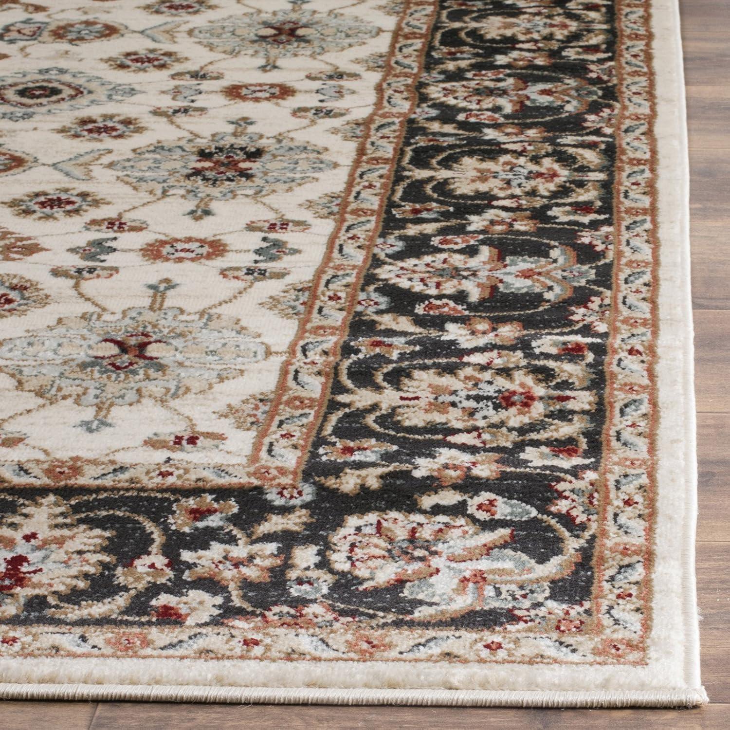 Lyndhurst LNH332 Power Loomed Area Rug - Navy/Cream - 5'3"x7'6" - Safavieh.