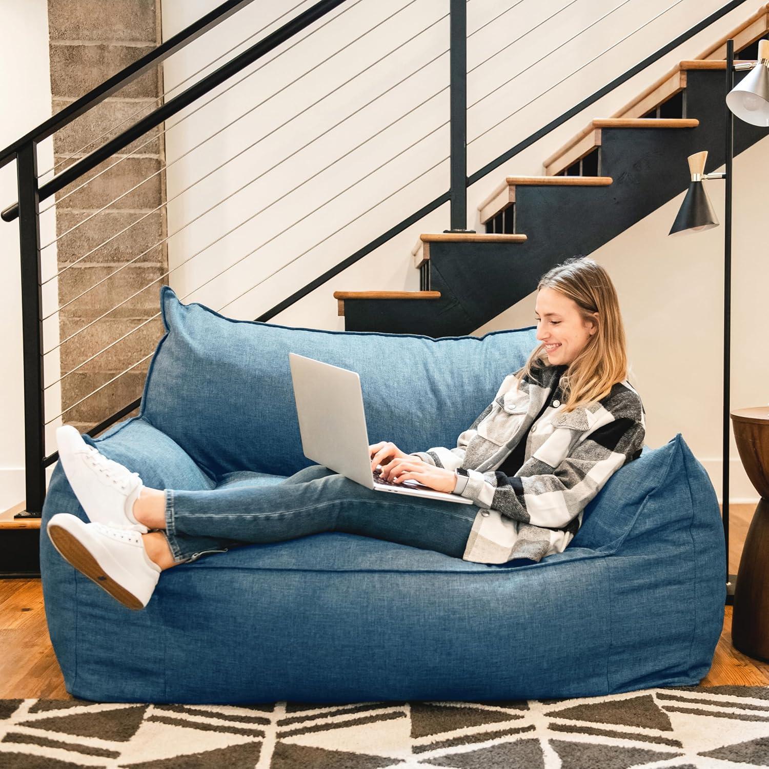 Big Joe Imperial Polyester Bean Bag Sofa