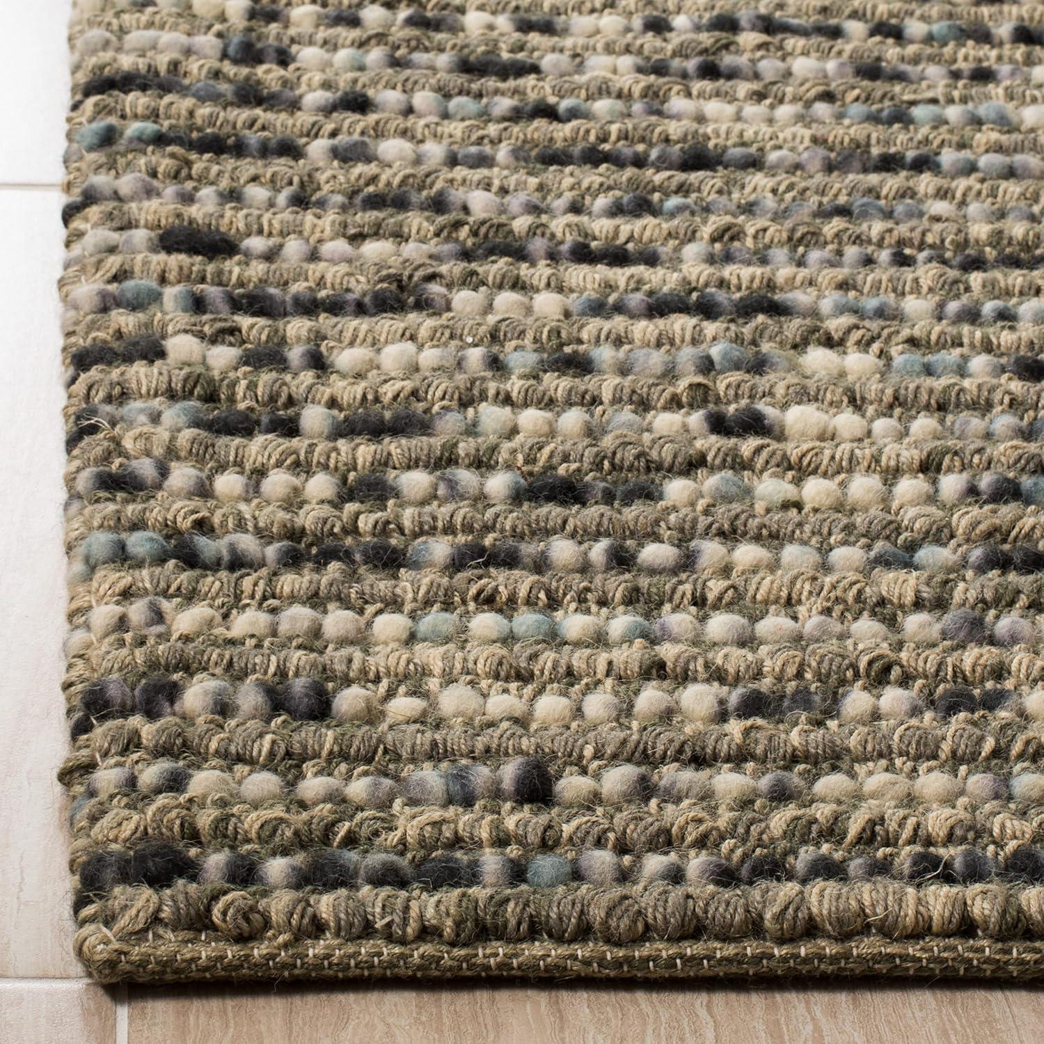 Bohemian BOH525 Hand Woven Area Rug - Grey/Multi - 6'x9' - Safavieh.