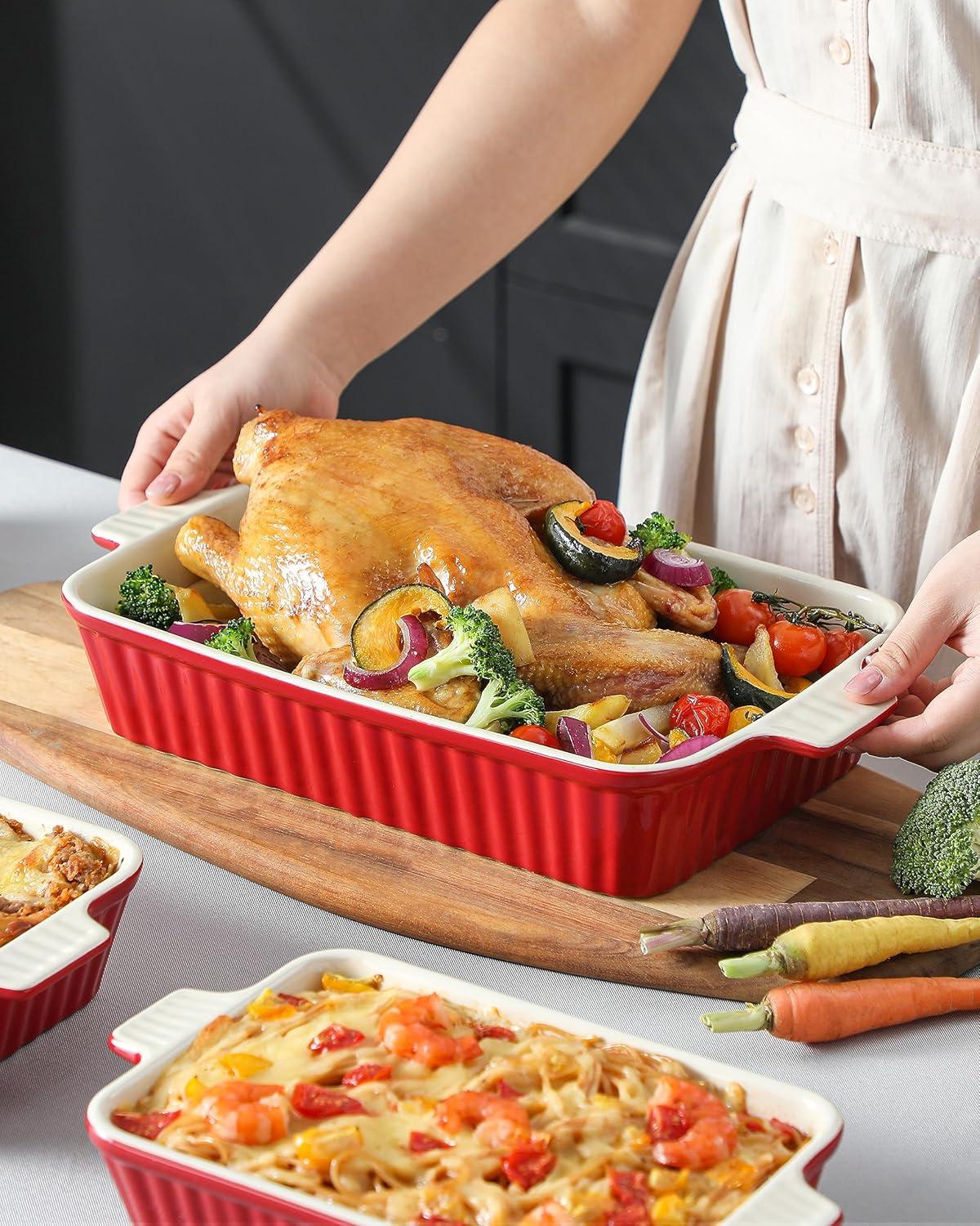 Rectangular Baking Dish Set of 4 (9"/11"/12"/14")