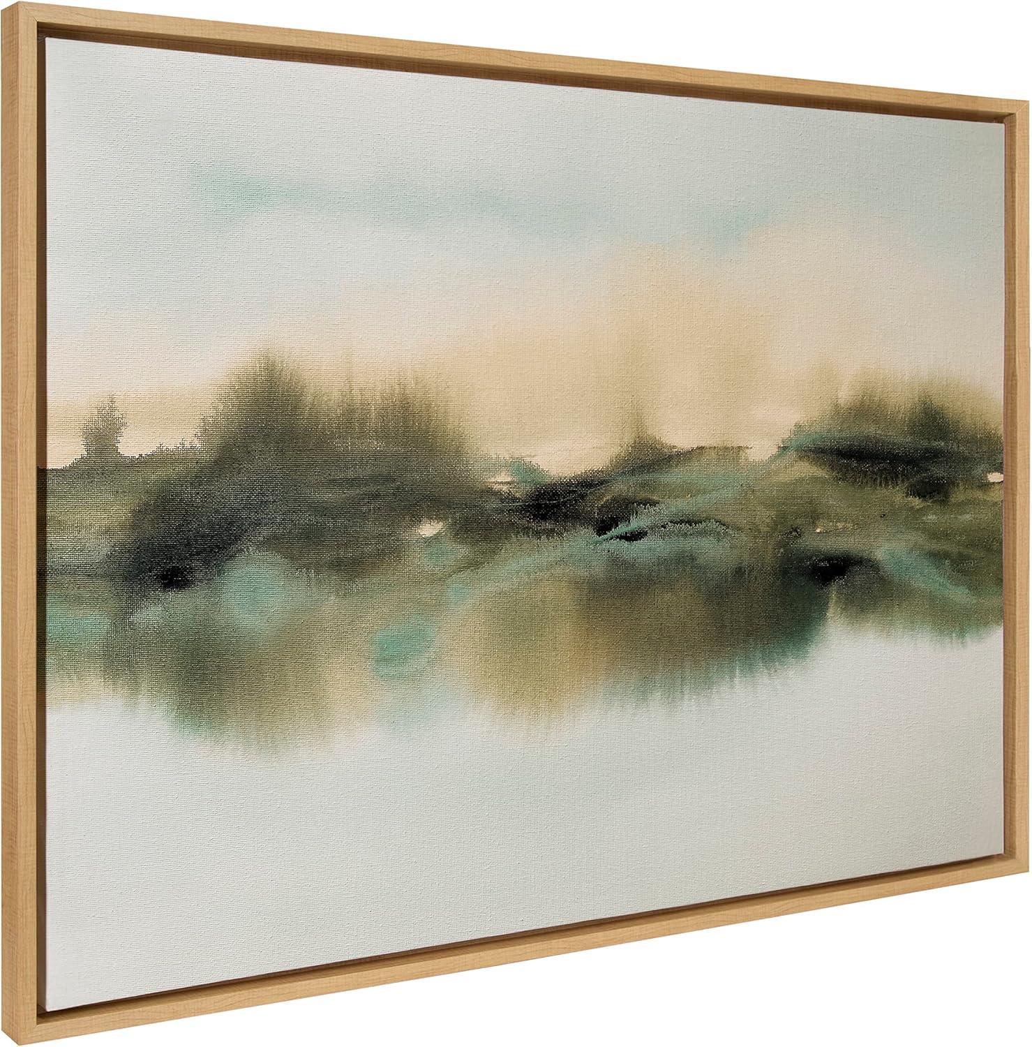 Sylvie Tranquil Meadows Framed Canvas by Amy Lighthall - Kate & Laurel All Things Decor