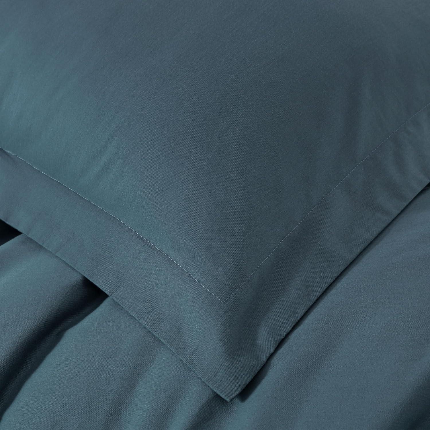 Chezmoi Collection Solid Terracotta Cotton Comforter Set King Size, 3-Piece Luxury Soft Breathable Smooth Cooling 250TC Cotton Twill Lightweight Bedding Comforter for All Season