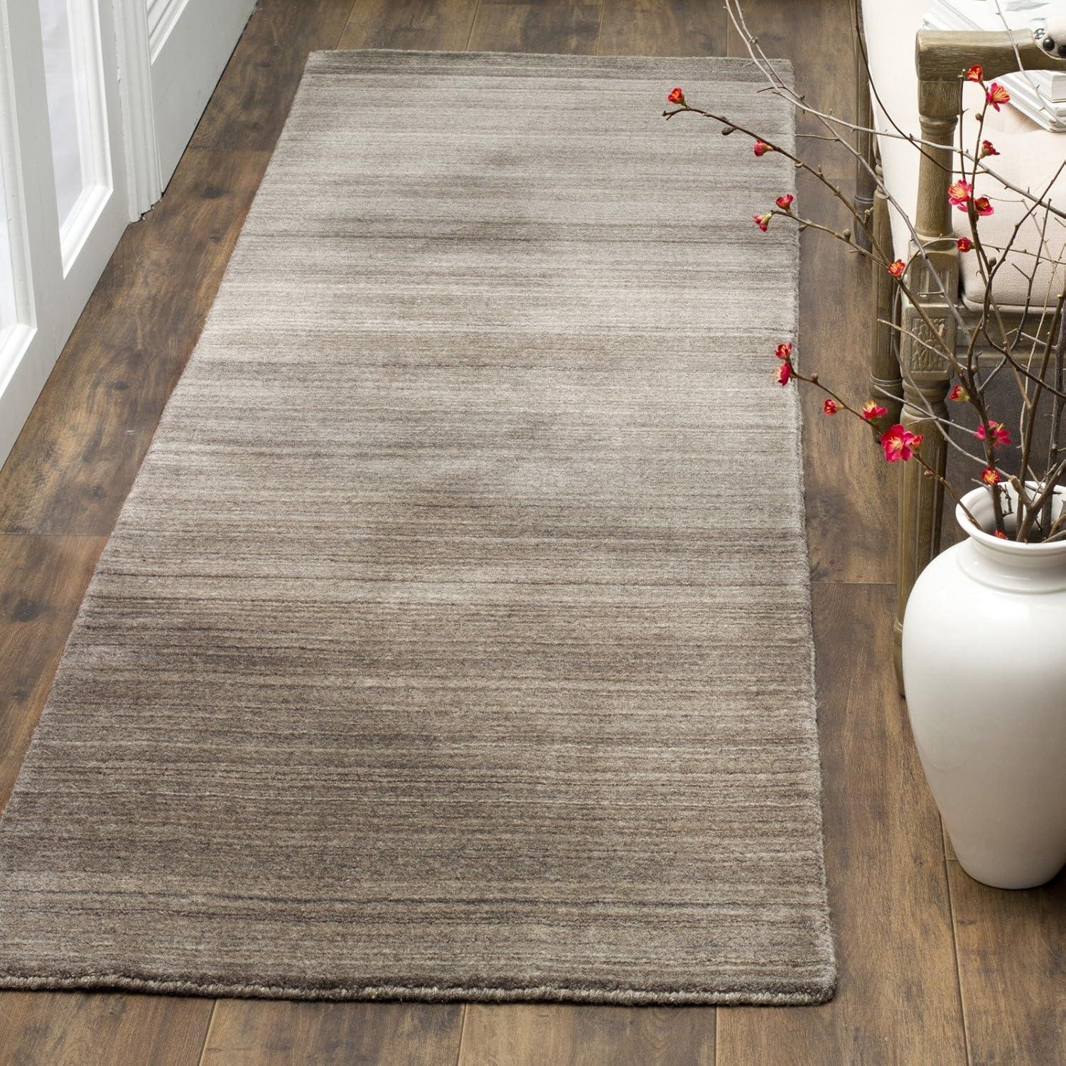 Himalaya HIM820 Handmade Area Rug - 6'x6' - Taupe - Safavieh