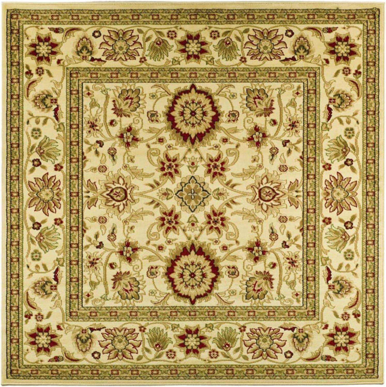 Lyndhurst LNH212 Power Loomed Area Rug - Ivory/Ivory - 6'x9' - Safavieh